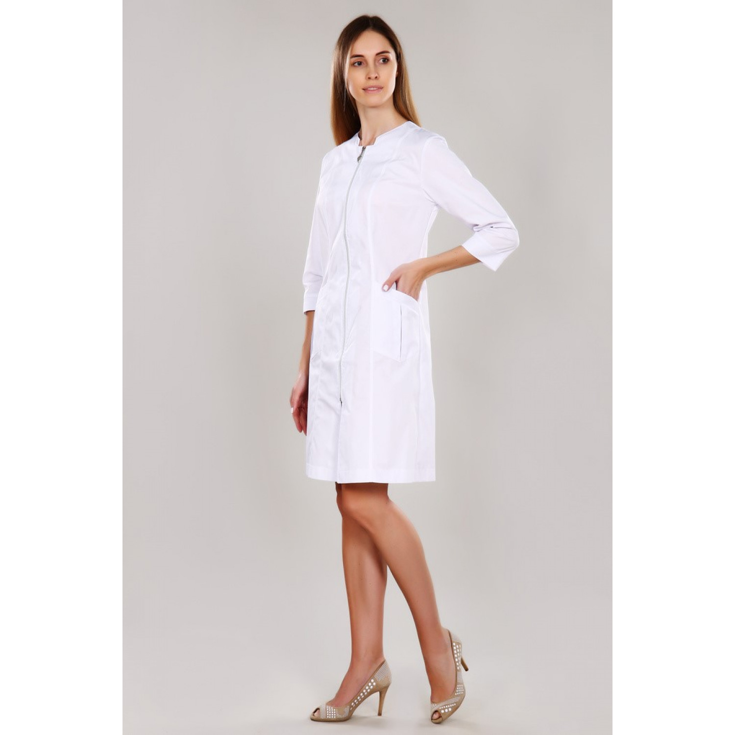 Халат медицинский жен. М-069(19) ткань Элит-145