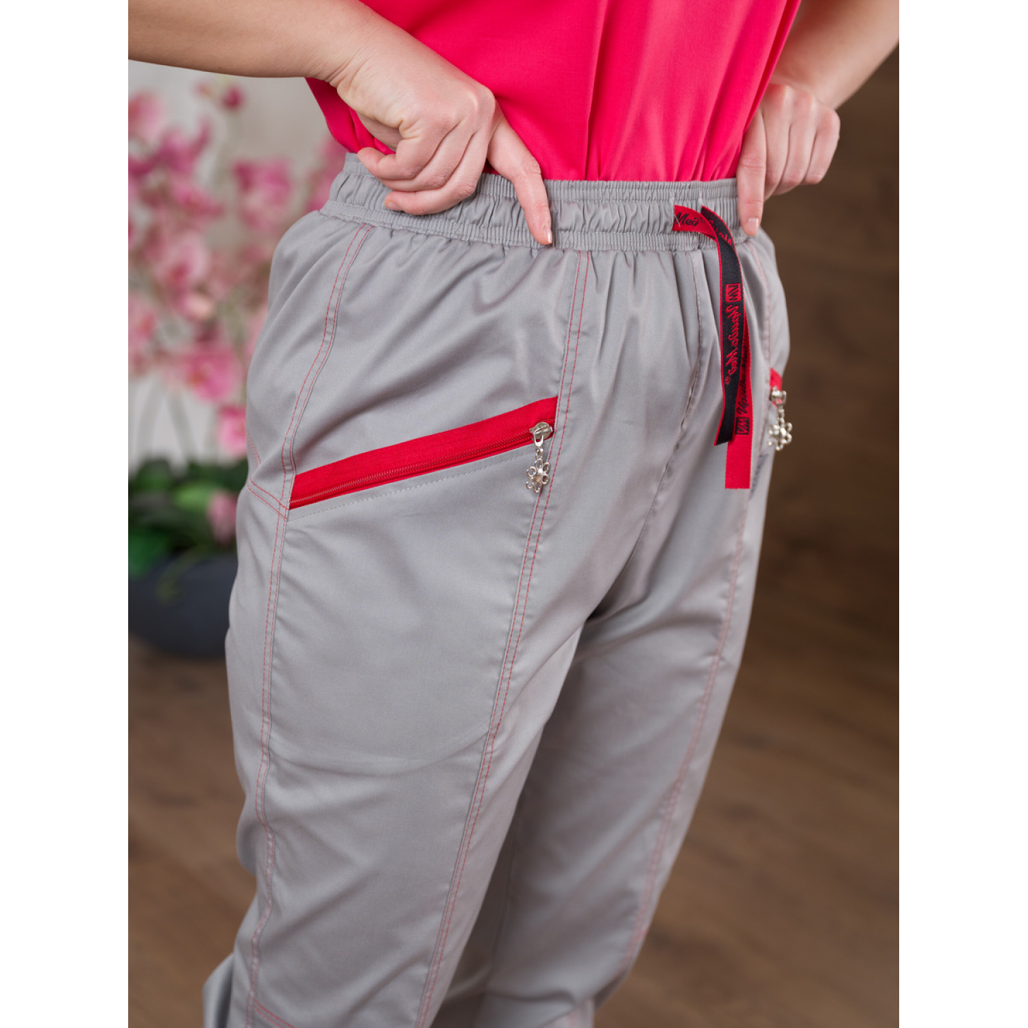 Брюки медицинские жен. М-309-20 ткань Элит-145/Стрейч