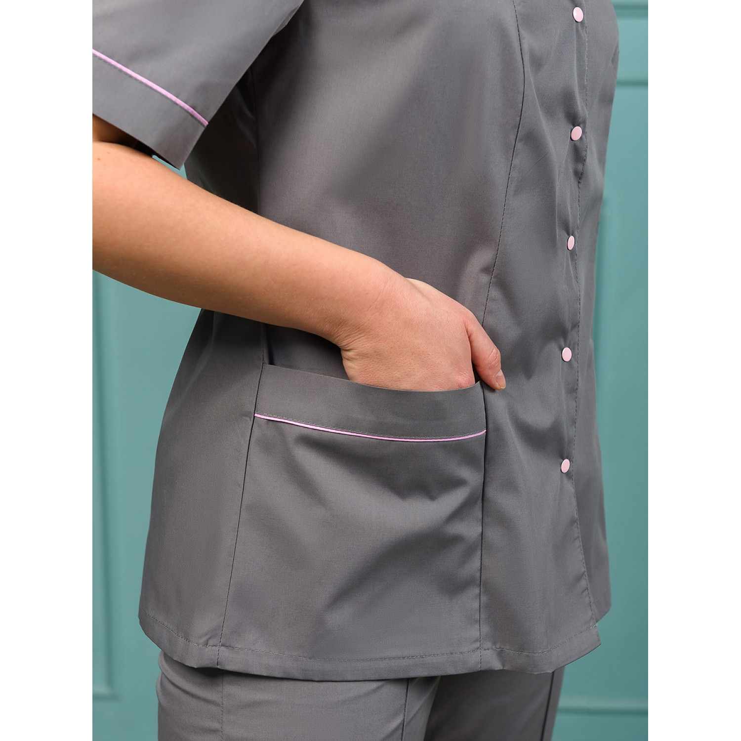 Костюм медицинский жен. М-119-73(76) ткань Тиси