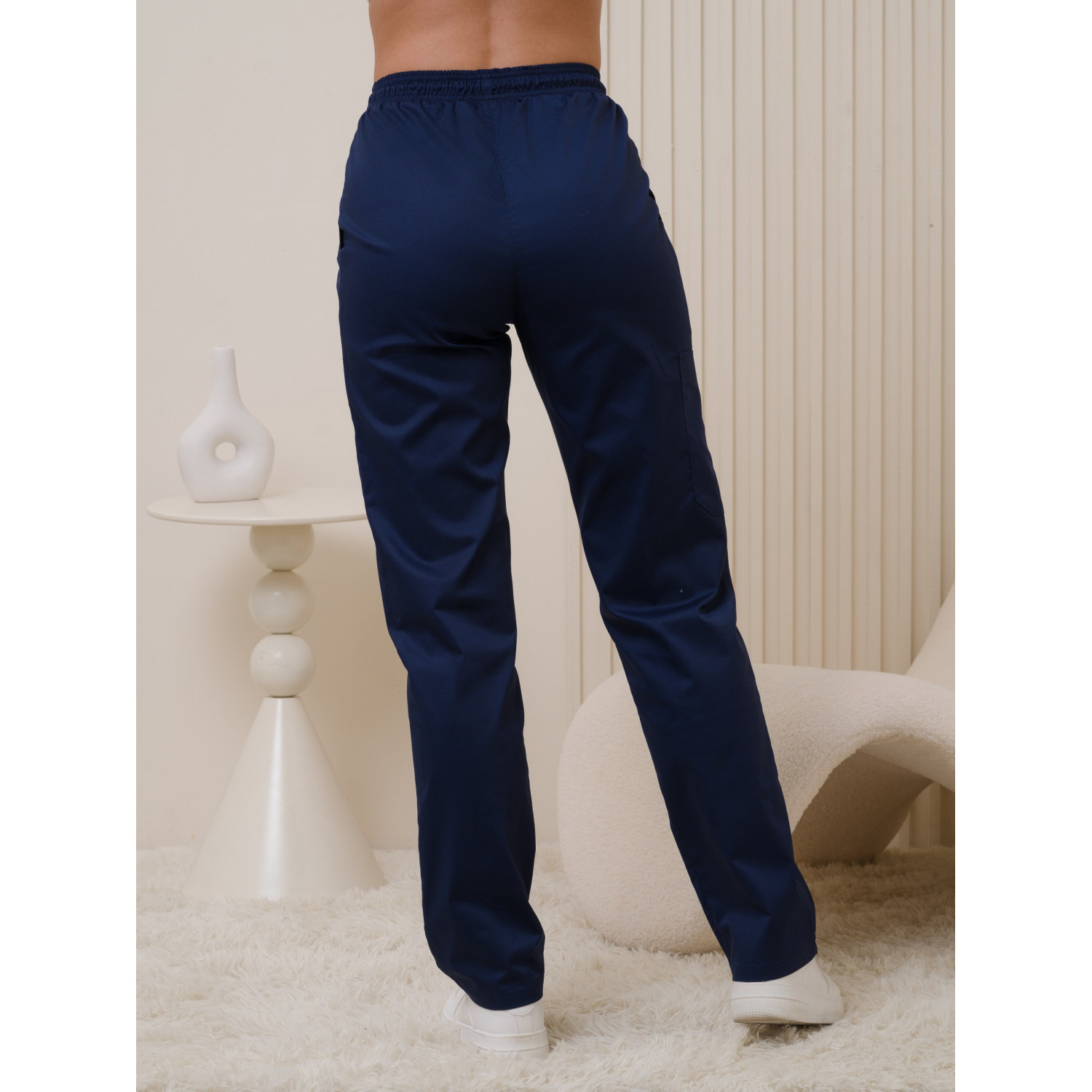 Брюки медицинские жен. М-318-63 ткань Элит-145/Стрейч