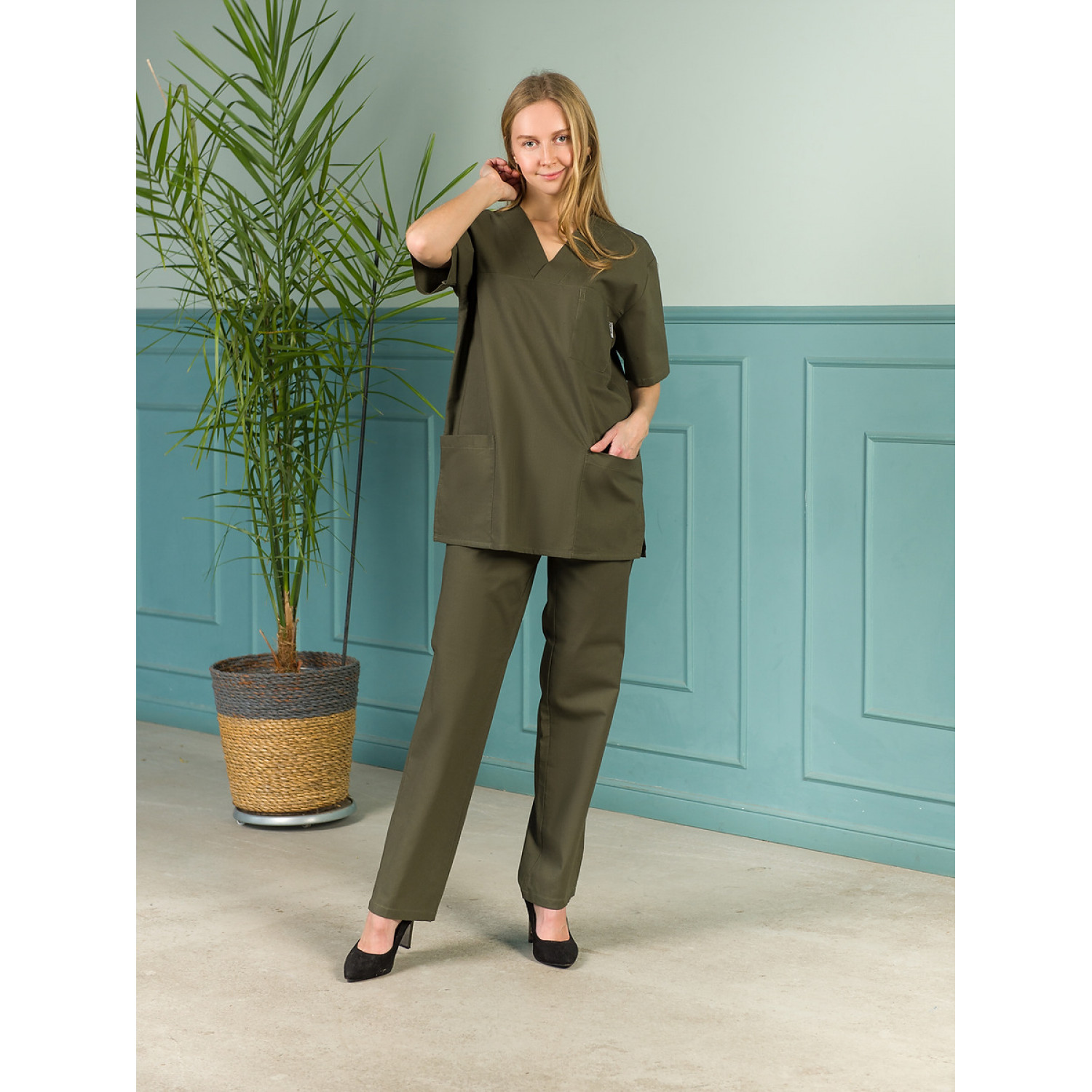 Костюм мед. хирург. муж. М-150 ткань Бязь гл-краш.