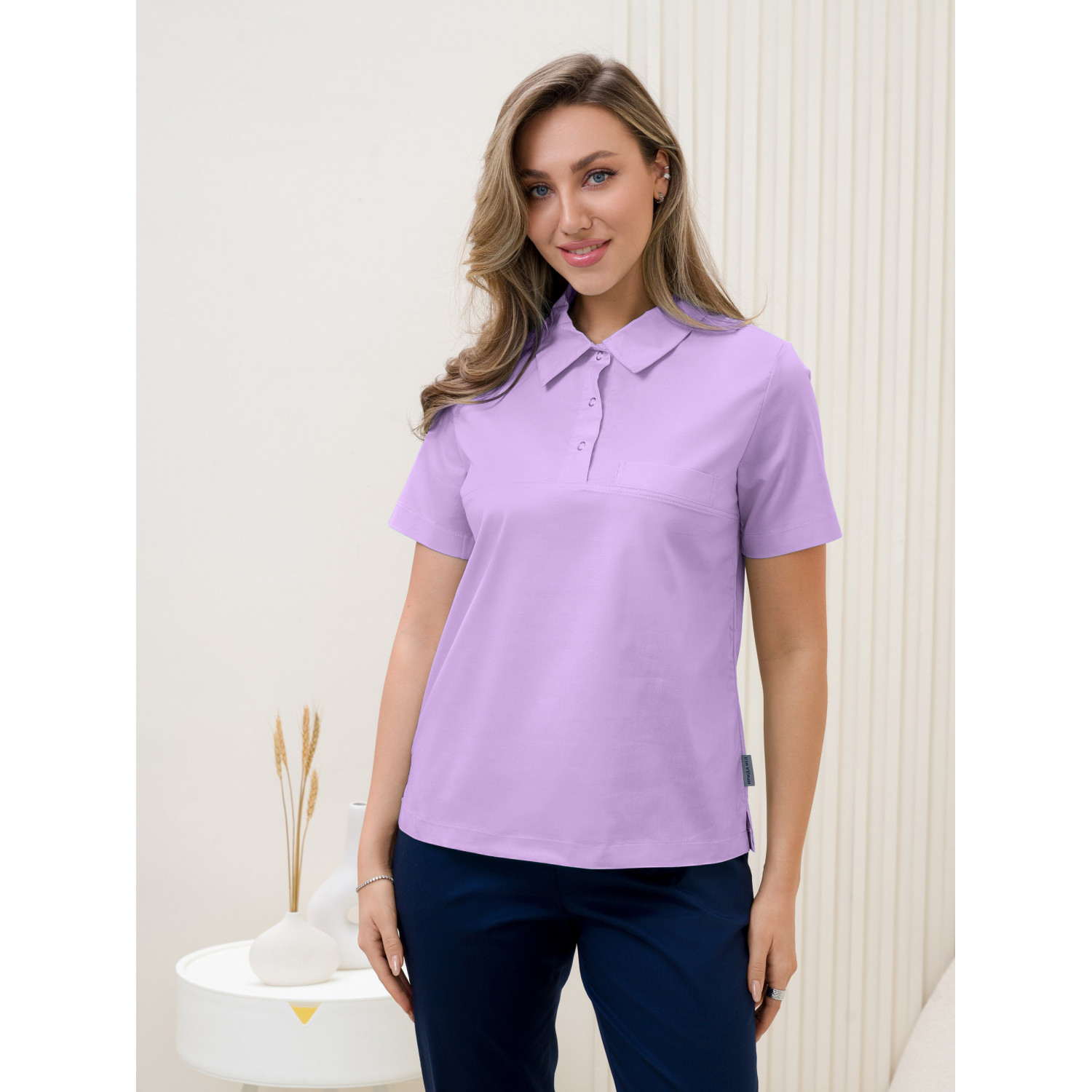 Поло медицинское женское М-283-77