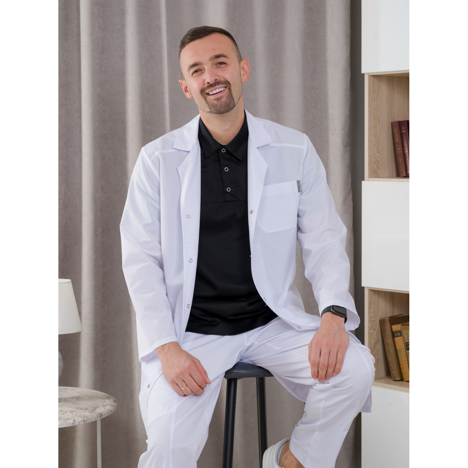 Халат медицинский муж. М-015 ткань Тиси