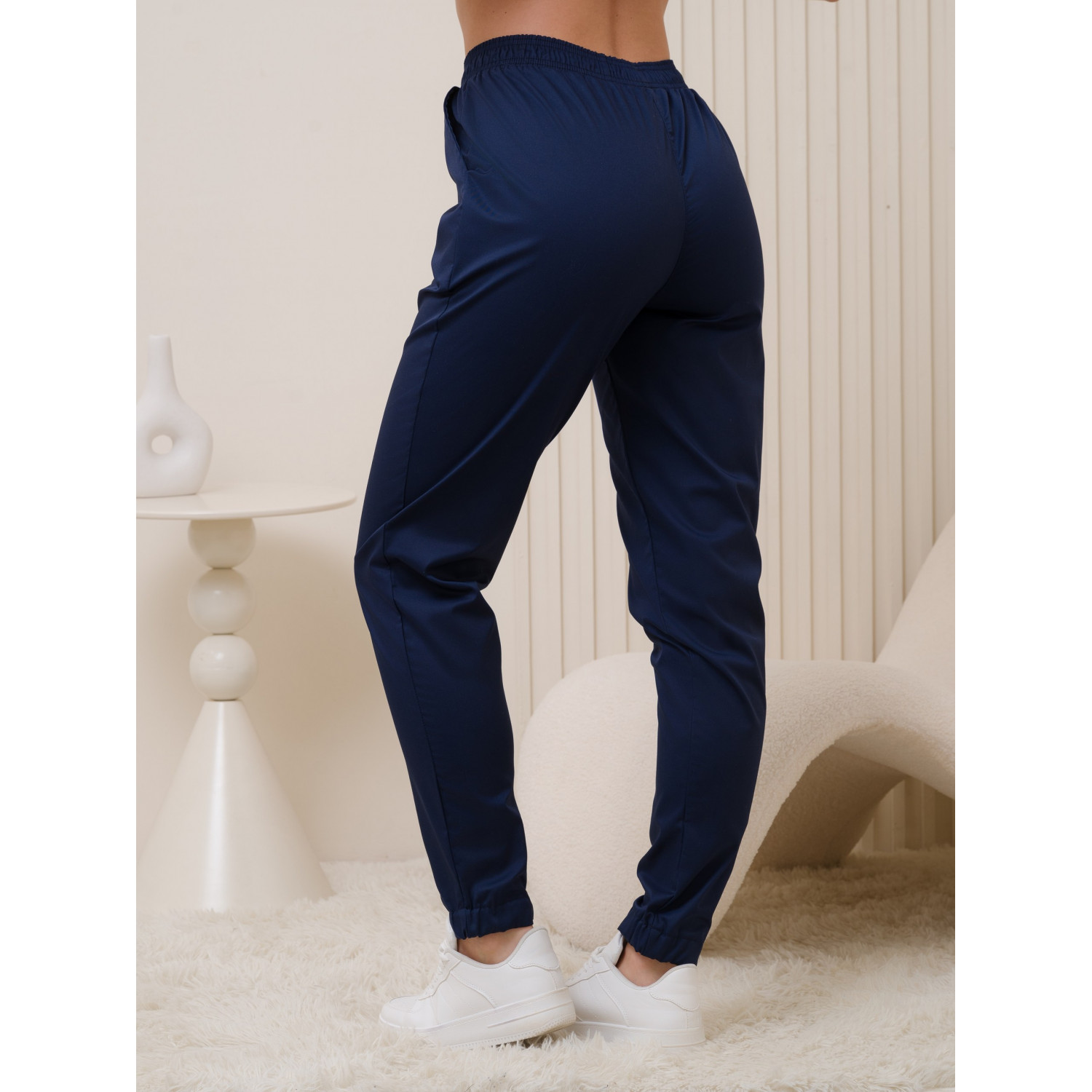 Брюки медицинские жен. М-319-63 ткань Элит-145/Стрейч