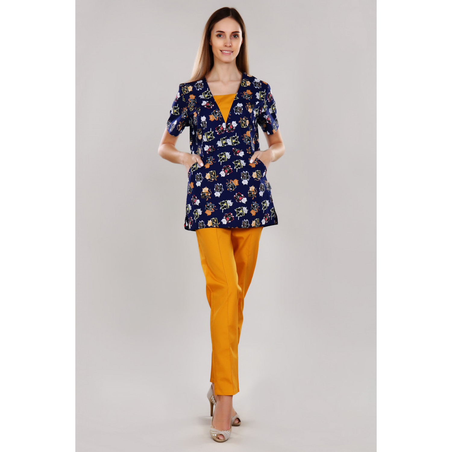 Костюм медицинский жен. М-111П ткань Тиси