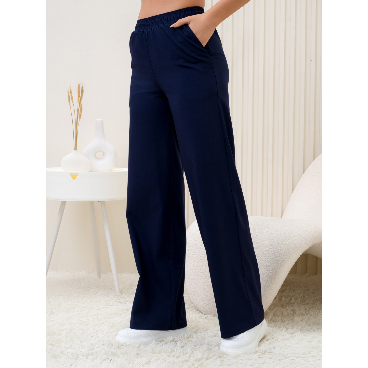 Брюки медицинские жен. М-320-63 ткань Вискоза/Стрейч