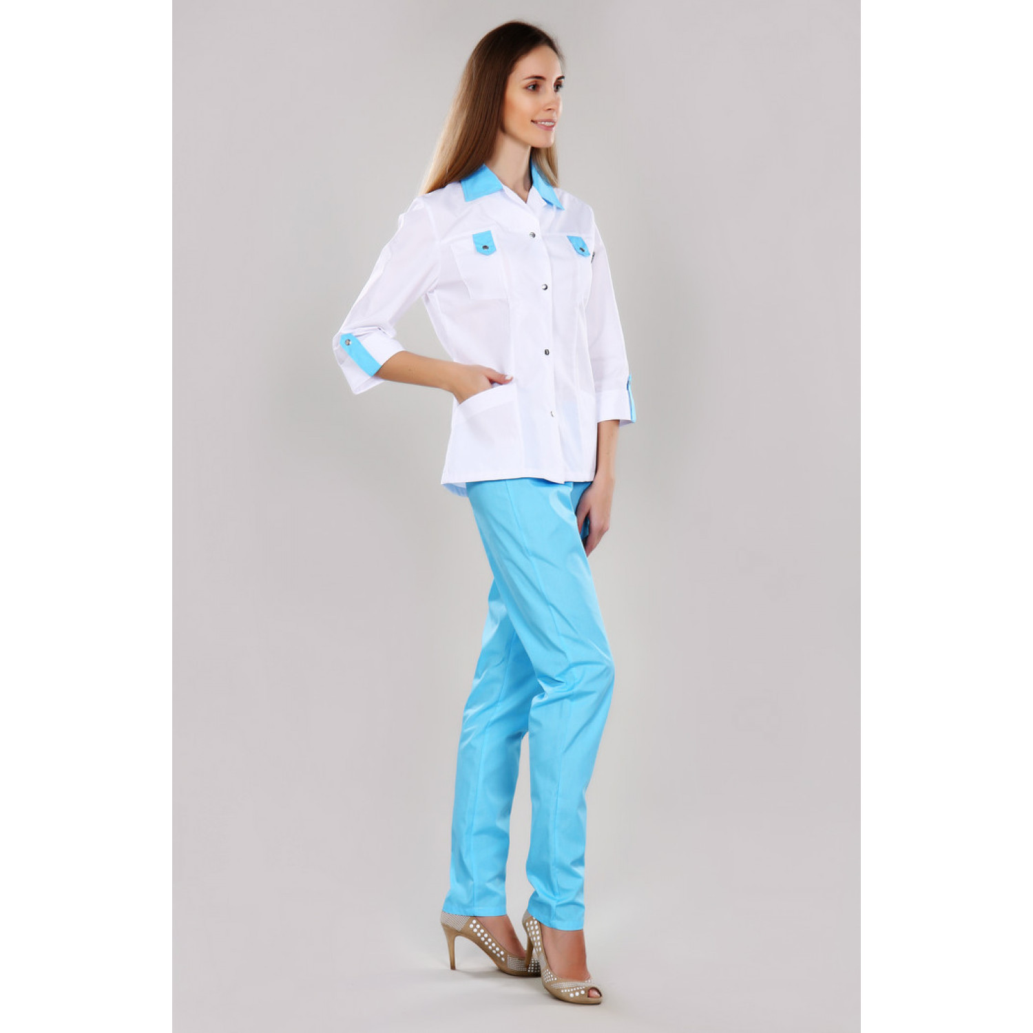 Костюм медицинский жен. М-124 ткань Тиси