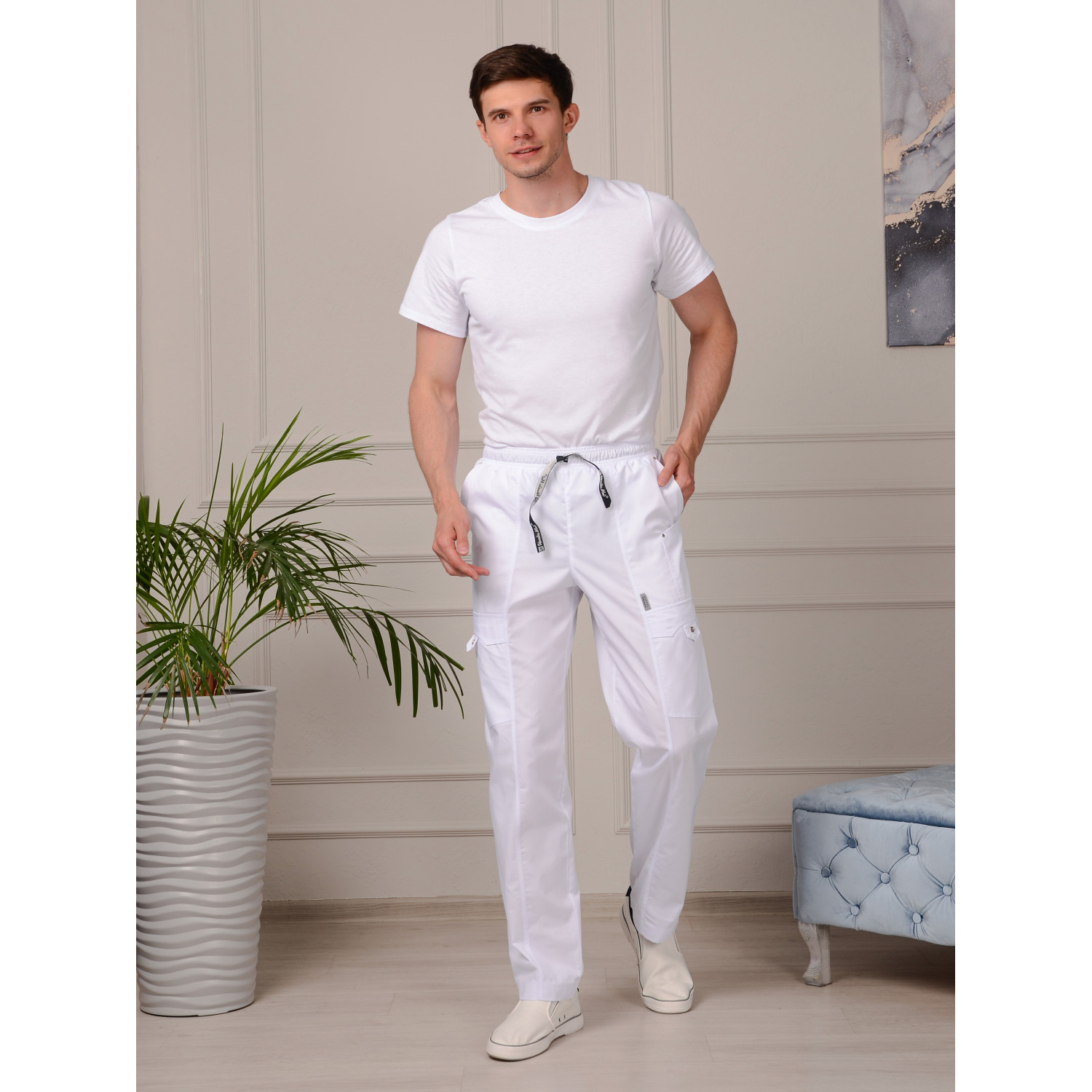 Брюки медицинские муж. М-750 ткань Элит-145