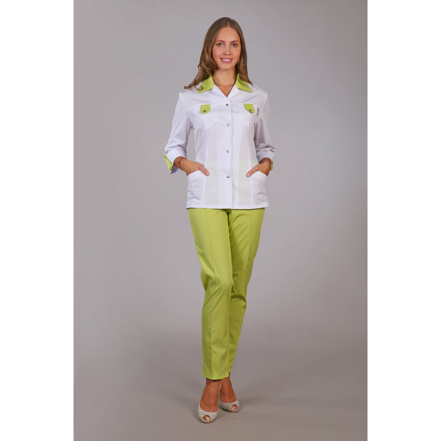 Костюм жен. М-124 ткань Тиси РАСПРОДАЖА