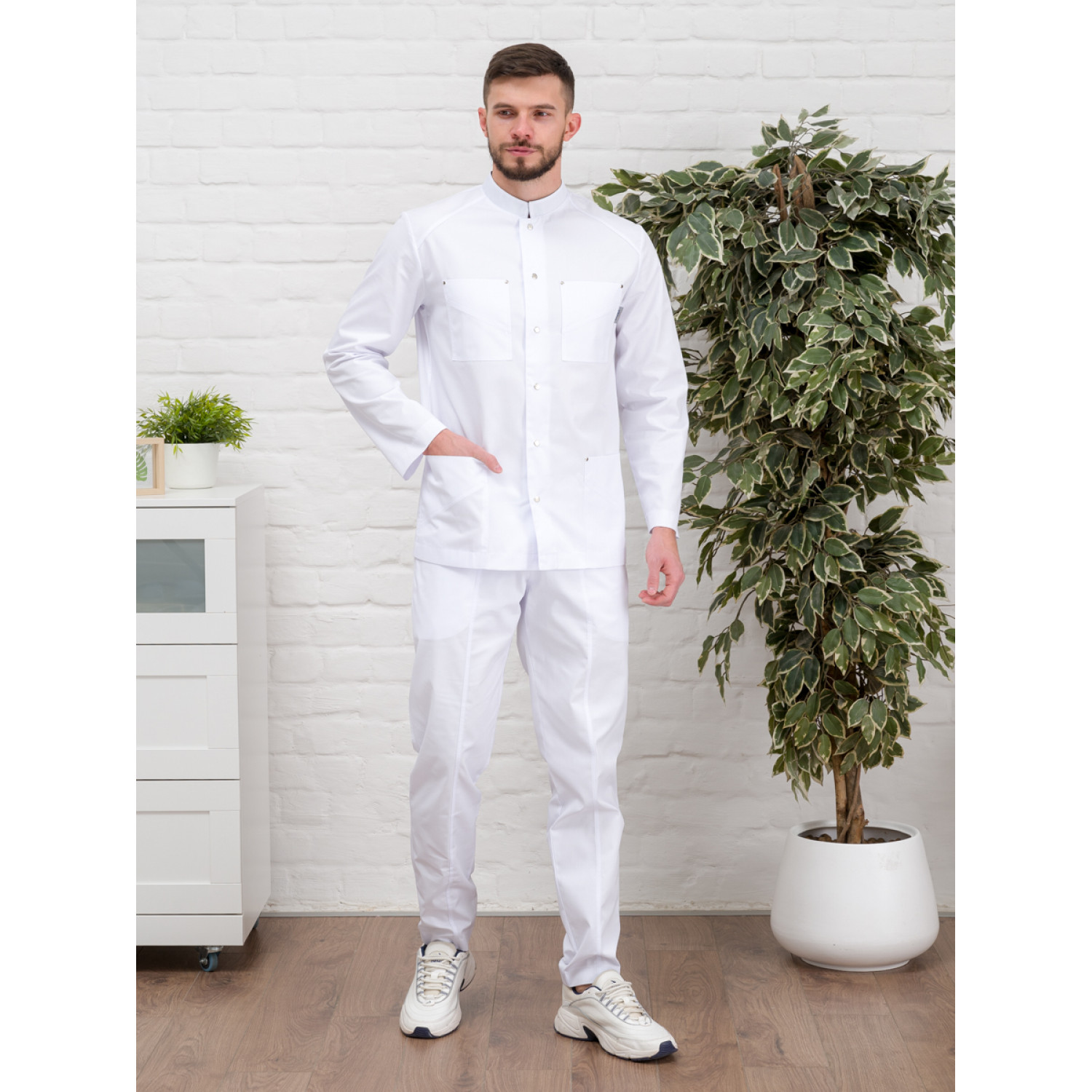 Костюм медицинский муж. М-172-0 ткань Элит-145