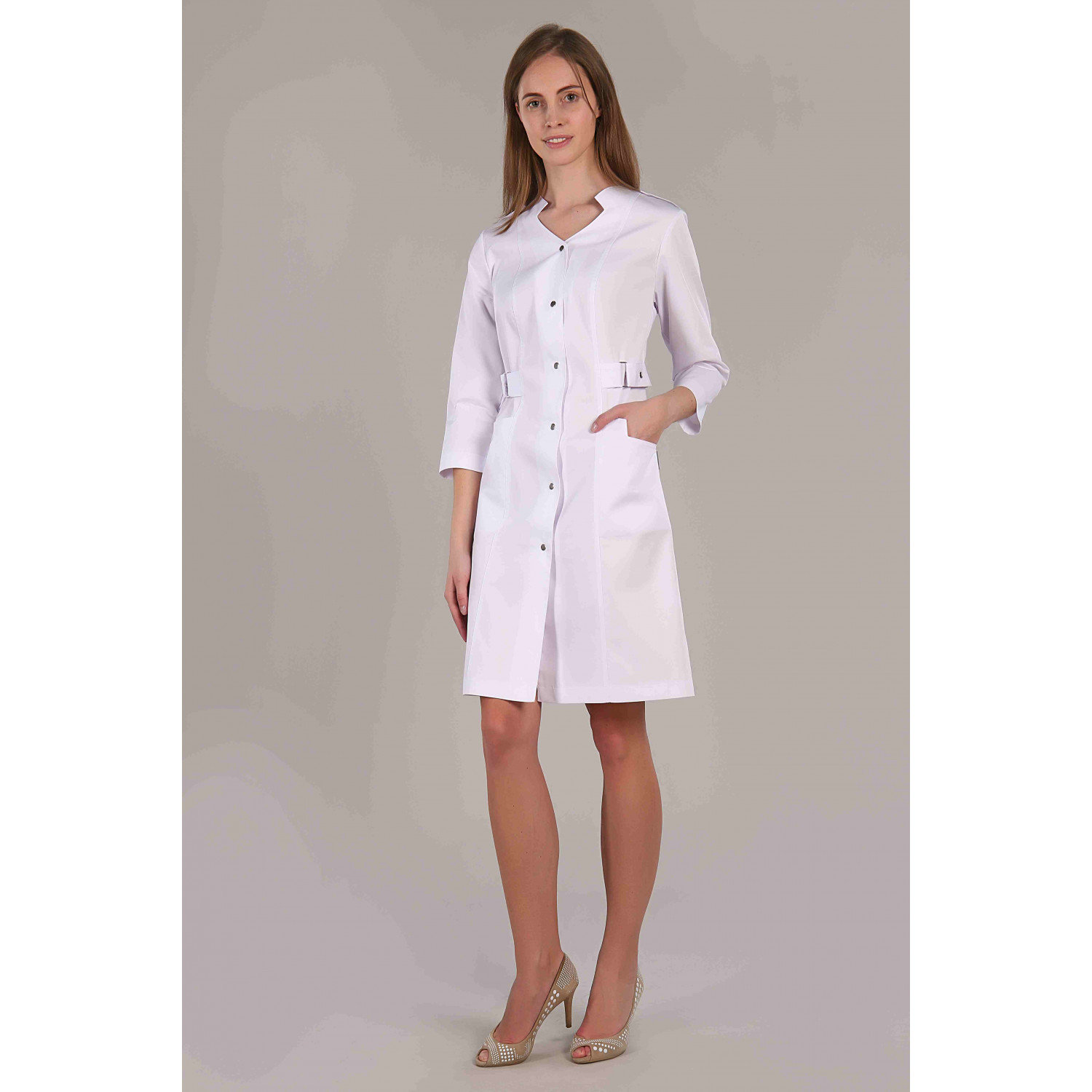 Халат медицинский жен. М-064 ткань Элит-145