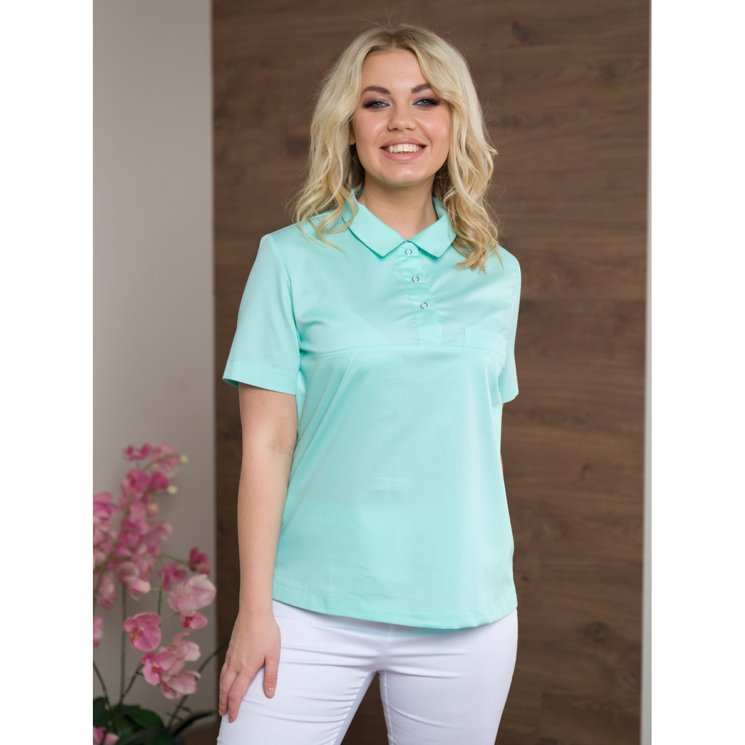 Поло медицинское женское М-283-2