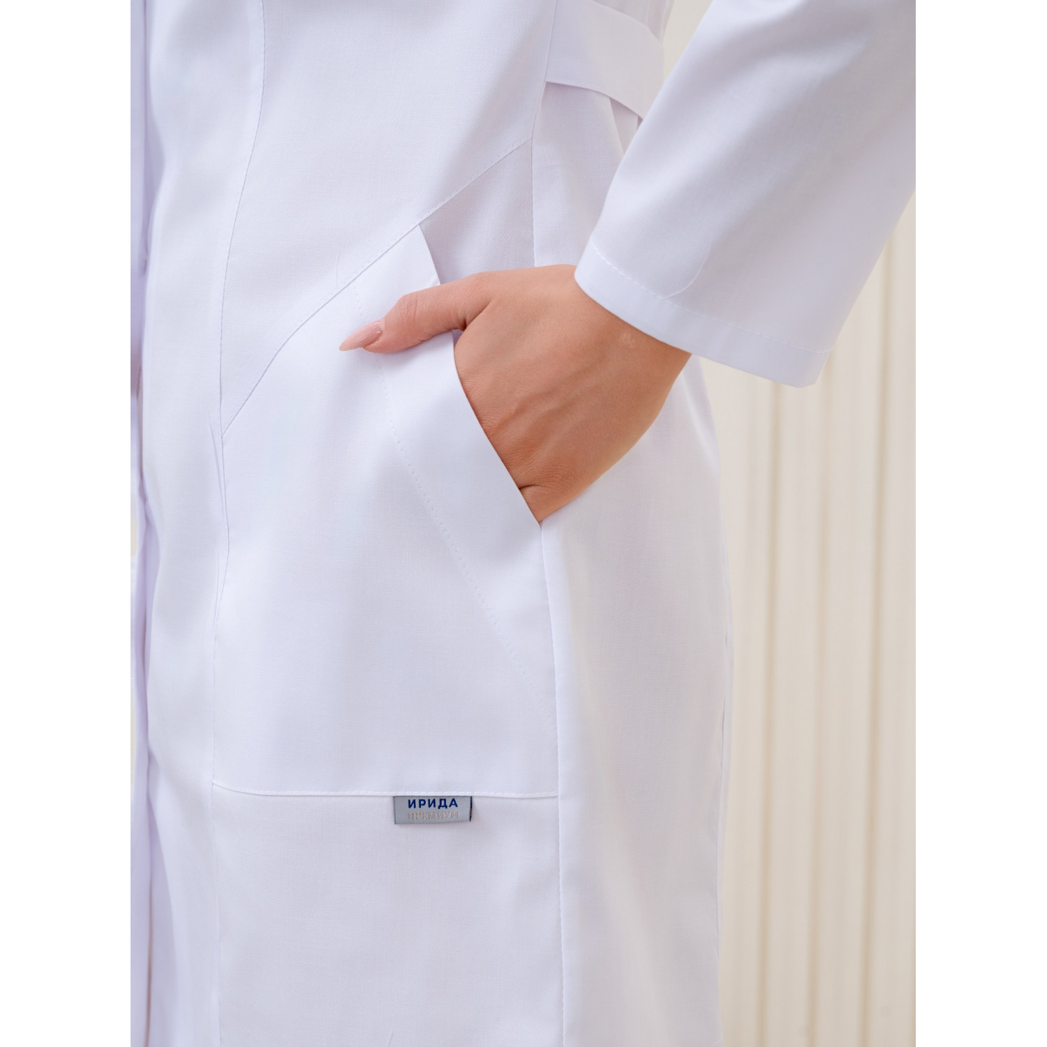 Халат медицинский жен. М-05-0 ткань Элит/Стрейч