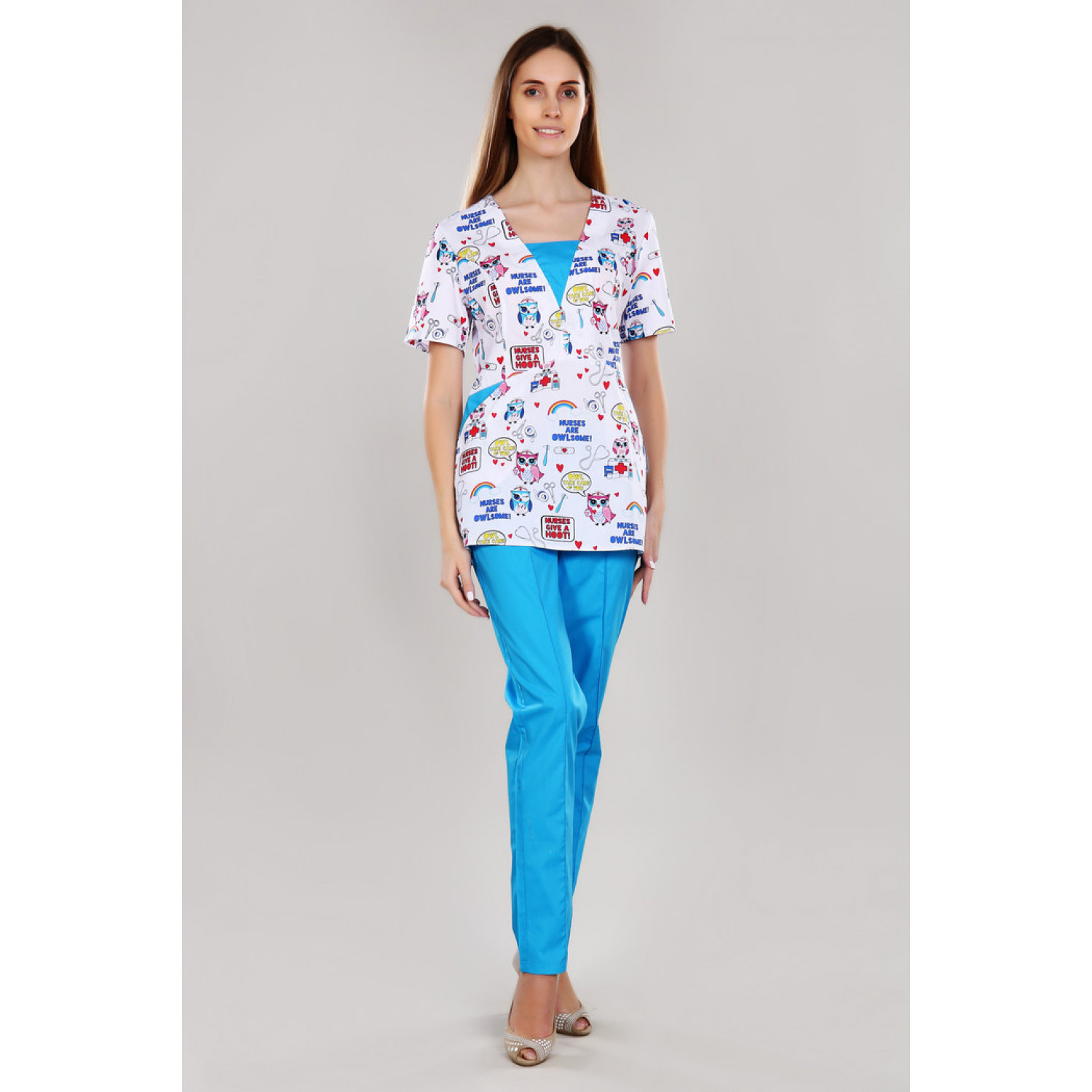 Костюм медицинский жен. М-111П ткань Тиси