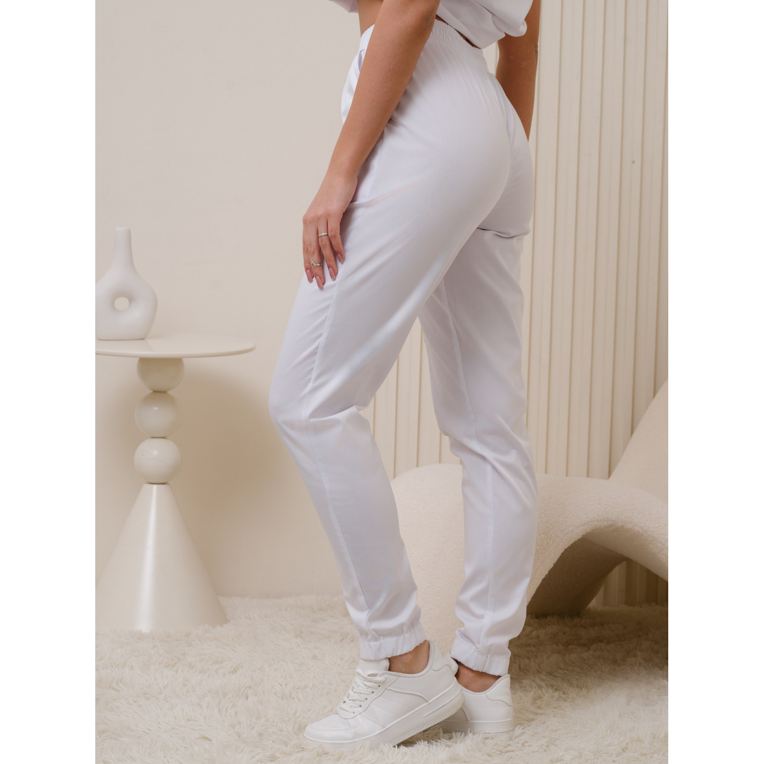 Брюки медицинские жен. М-319-0 ткань Элит-145/Стрейч