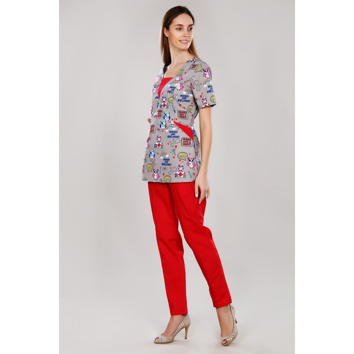 Костюм медицинский жен. М-111П ткань Тиси