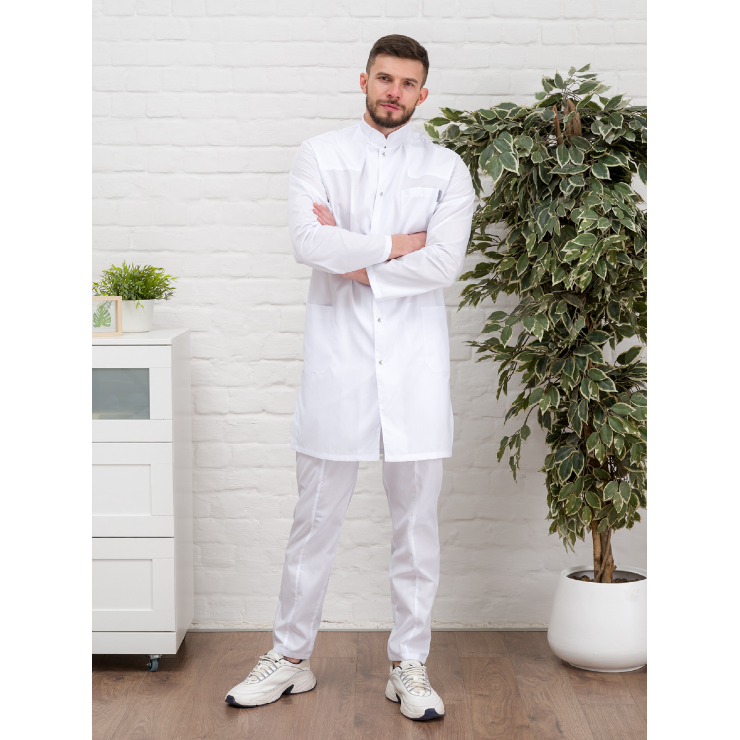 Халат медицинский муж. М-048 ткань Тиси