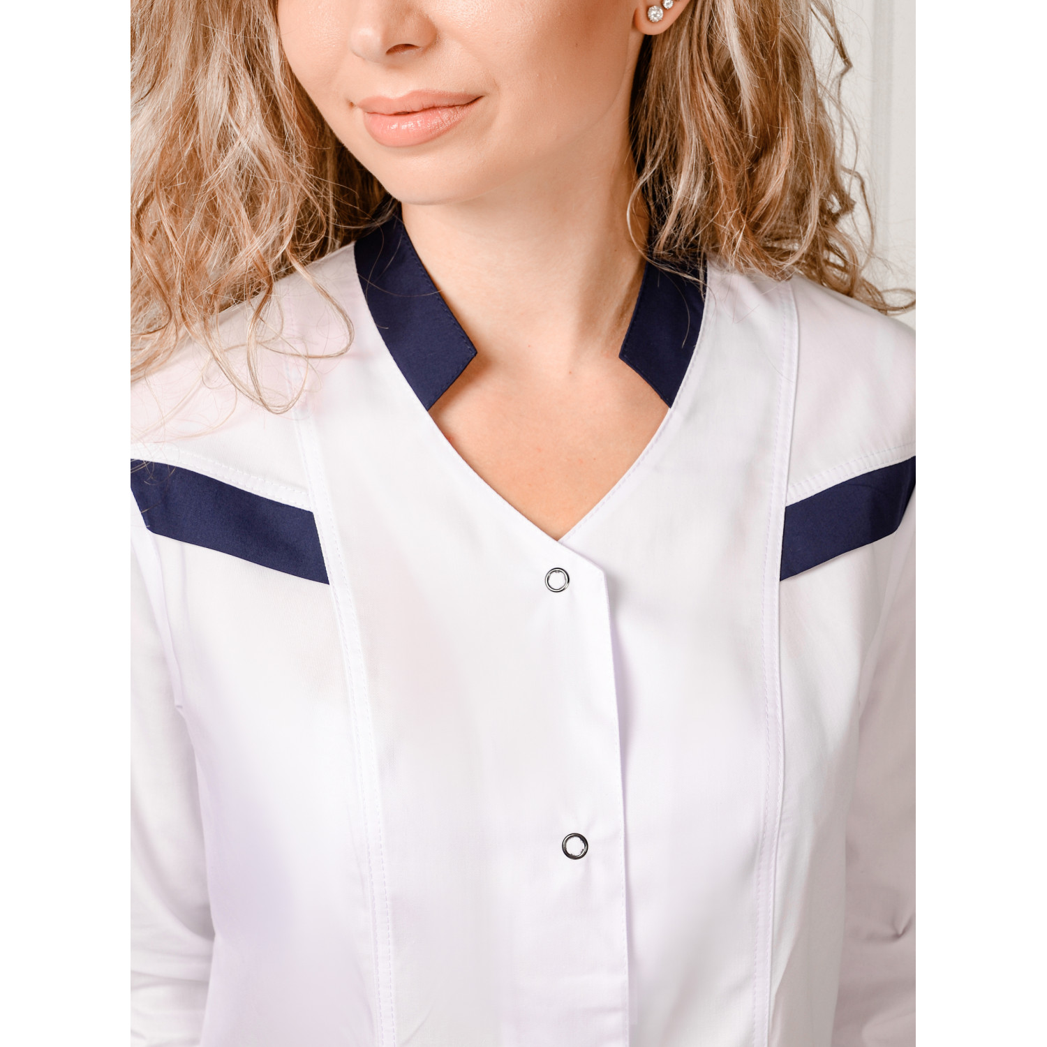 Халат медицинский жен. М-066(63) ткань Элит-145