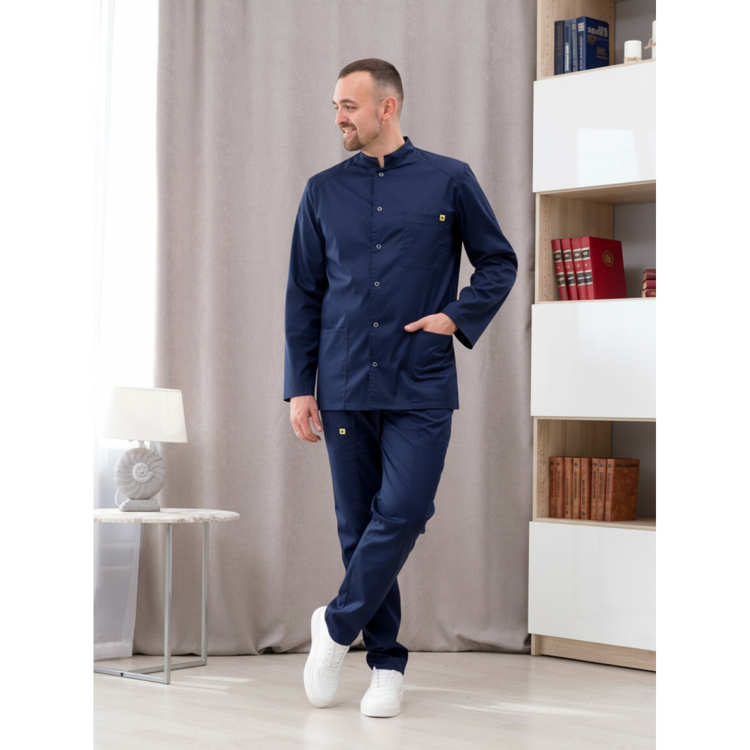 Костюм медицинский муж. М-178-63 ткань Элит-145/Стрейч