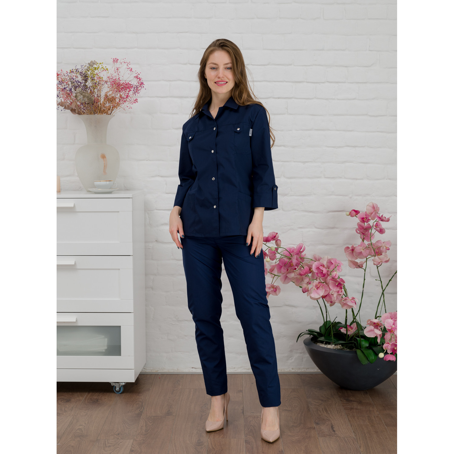 Костюм медицинский жен. М-125 ткань Тиси