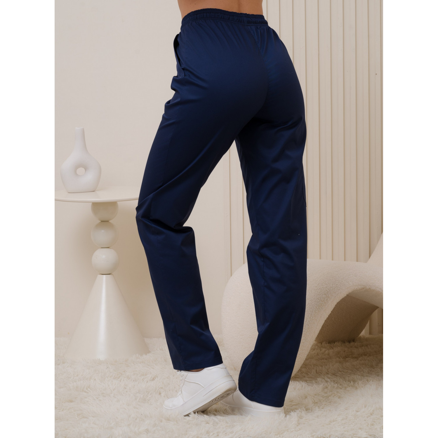 Брюки медицинские жен. М-318-63 ткань Элит-145/Стрейч