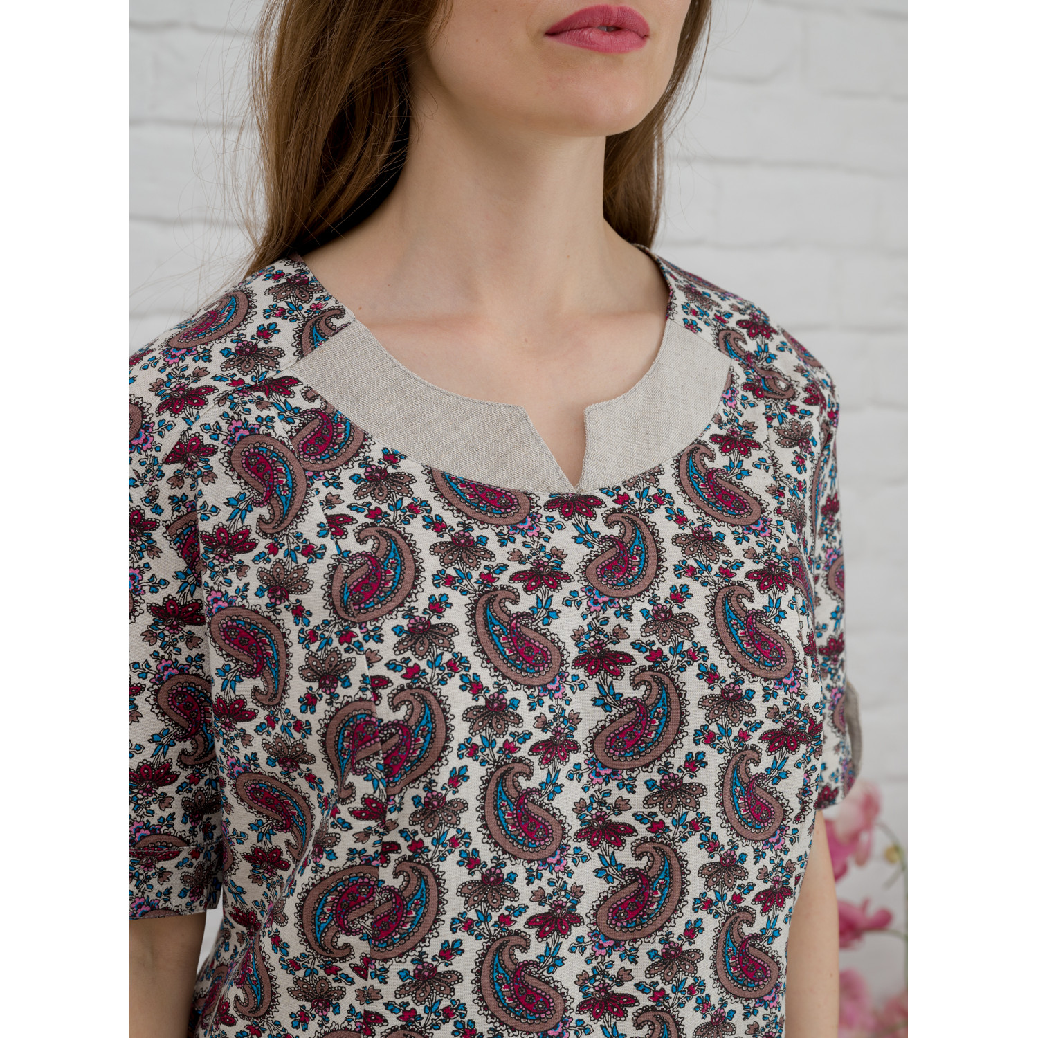 Костюм медицинский жен. М-160 ткань п/Лен