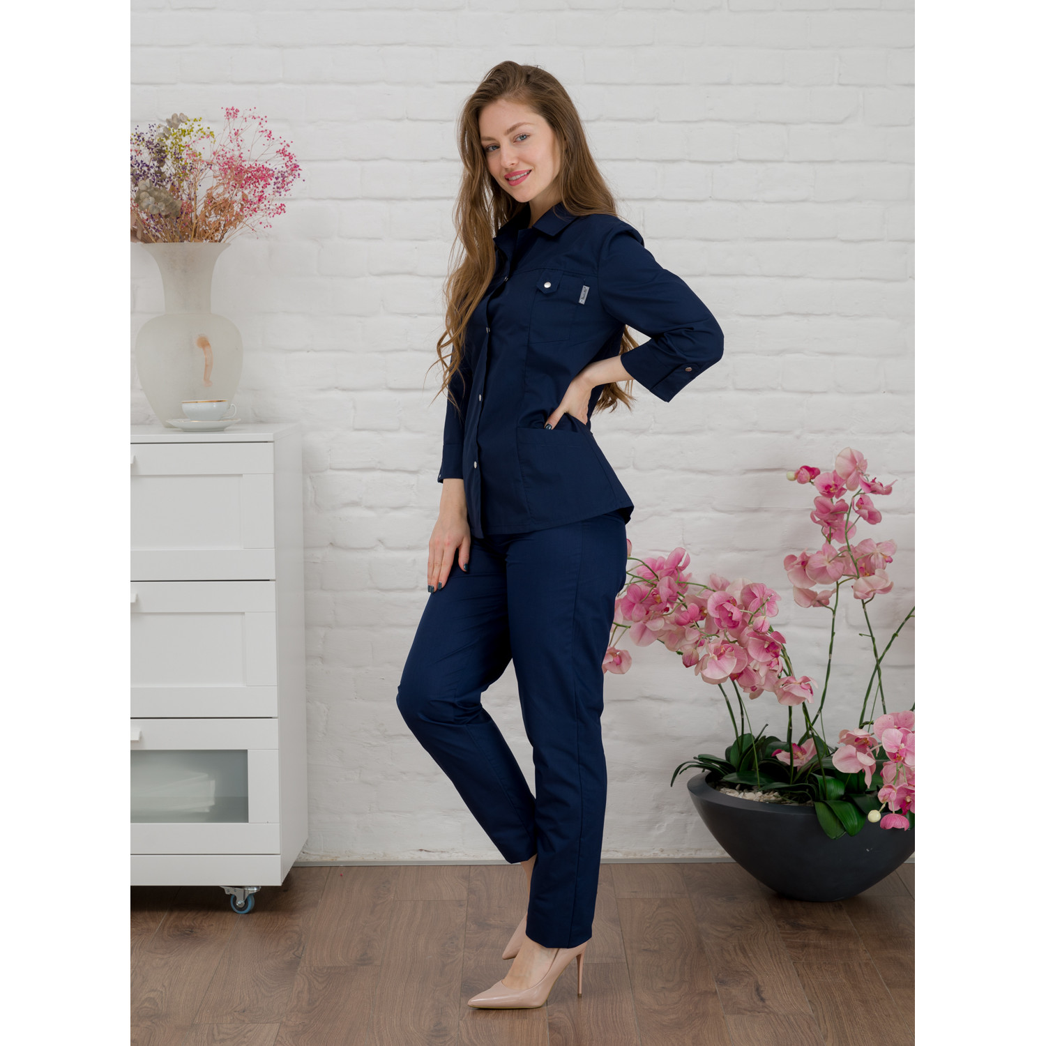 Костюм медицинский жен. М-125 ткань Тиси