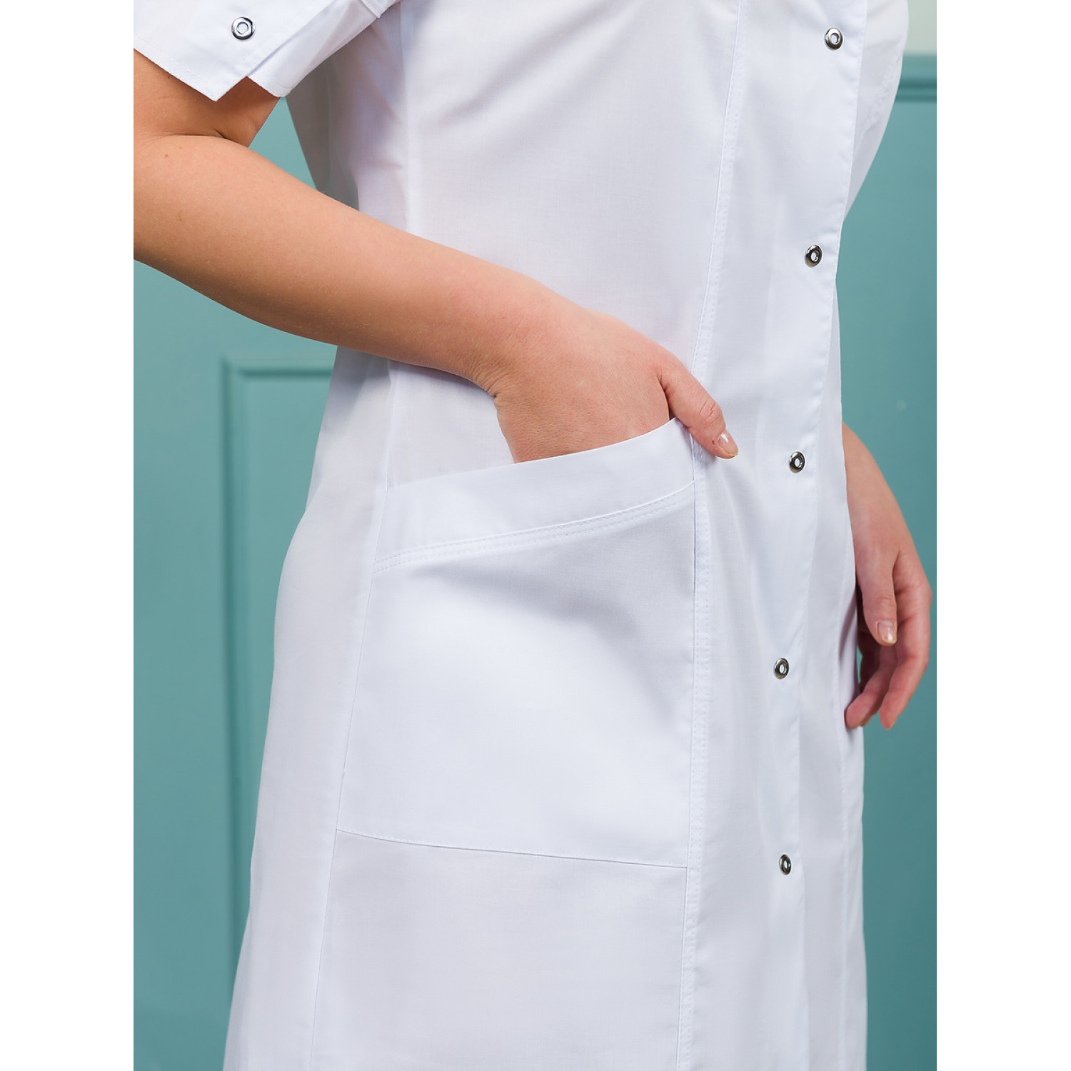 Халат медицинский жен. М-071(6) Элит-145/Стрейч