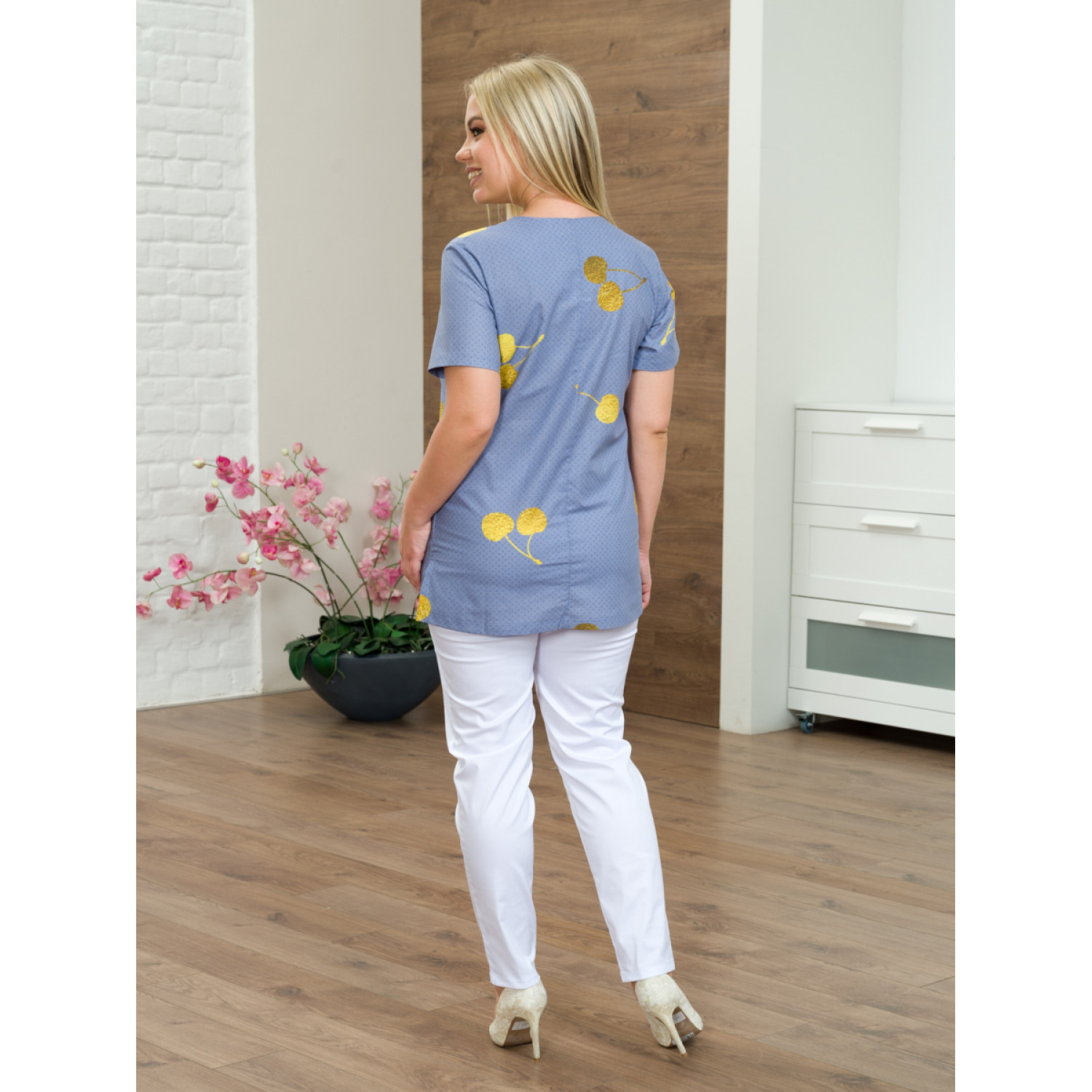 Рубашка М-281-20619 ткань Поплин