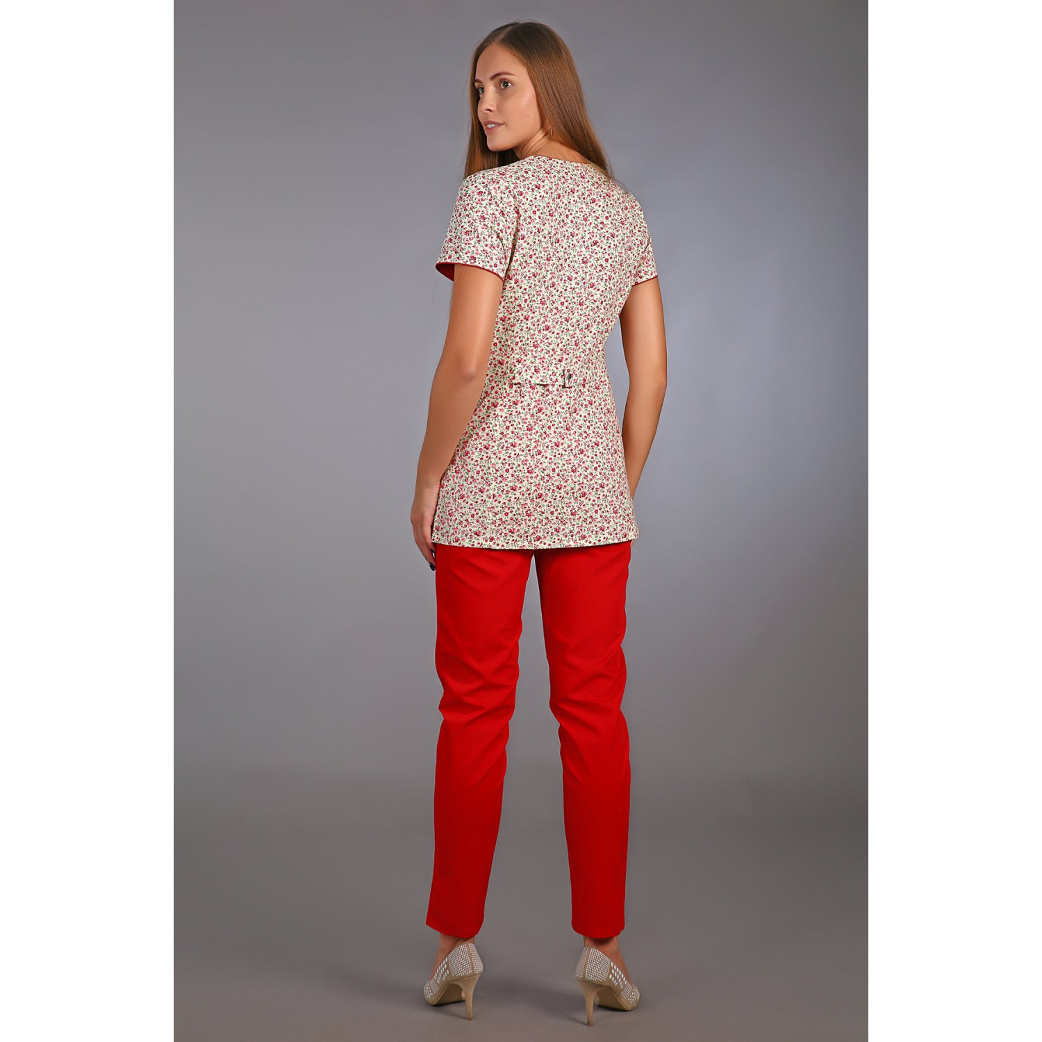 Рубашка мед. М-285(14) ткань Поплин