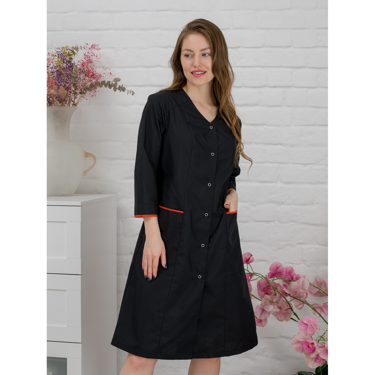 Халат медицинский жен. М-038-124(21) ткань Тиси