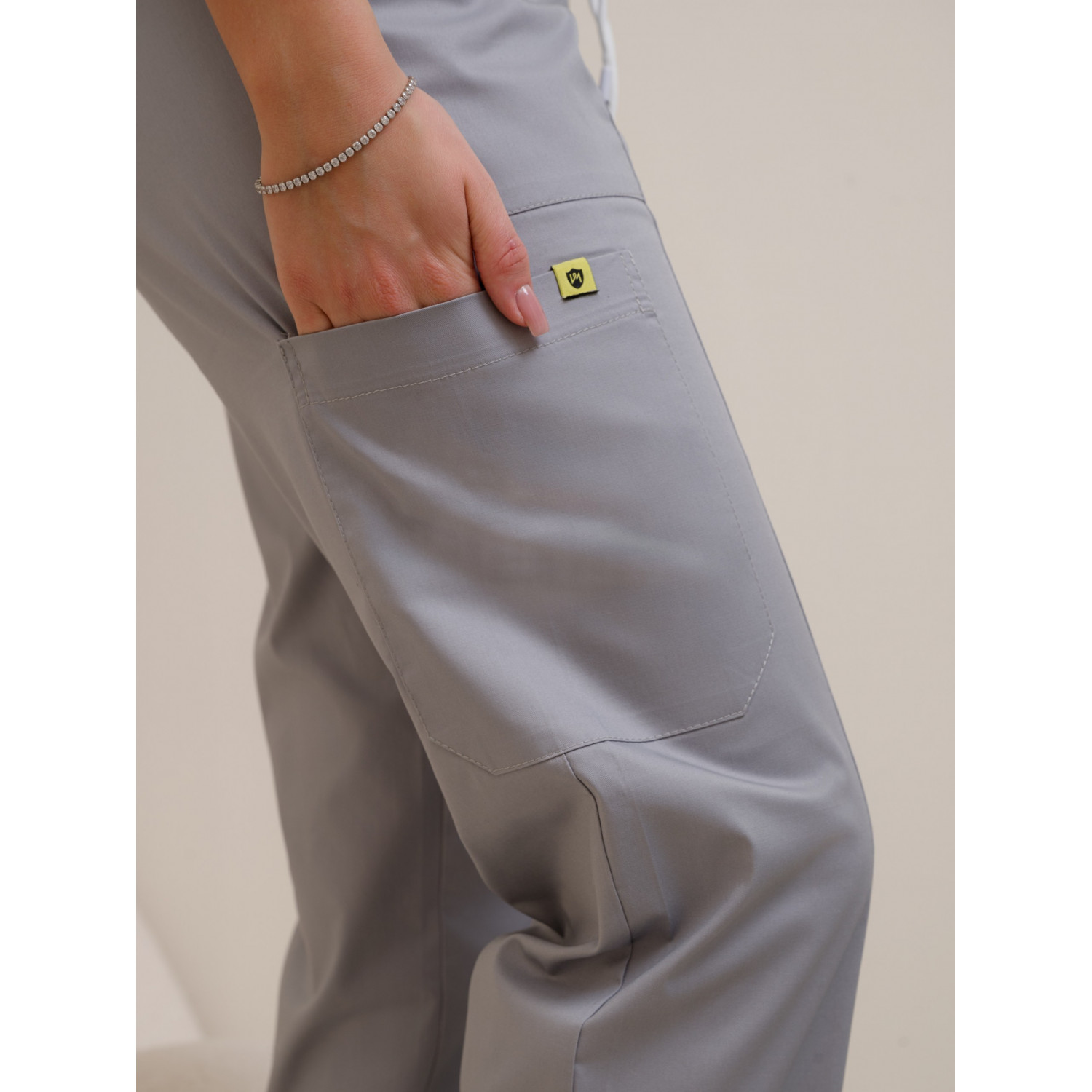 Брюки медицинские жен. М-318-39 ткань Элит-145/Стрейч