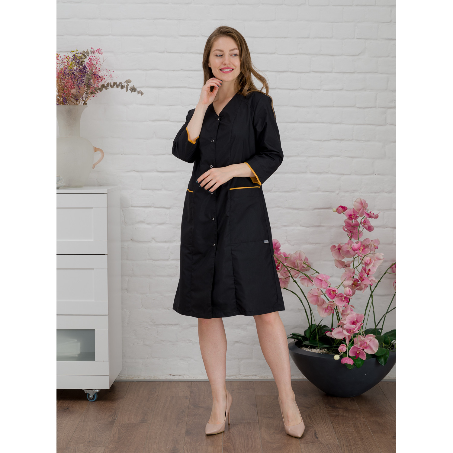 Халат медицинский жен. М-038-124(95) ткань Тиси