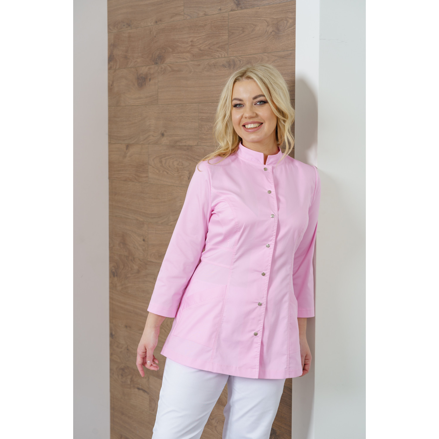 Рубашка мед. жен. М-269-34 ткань Элит-145/Стрейч