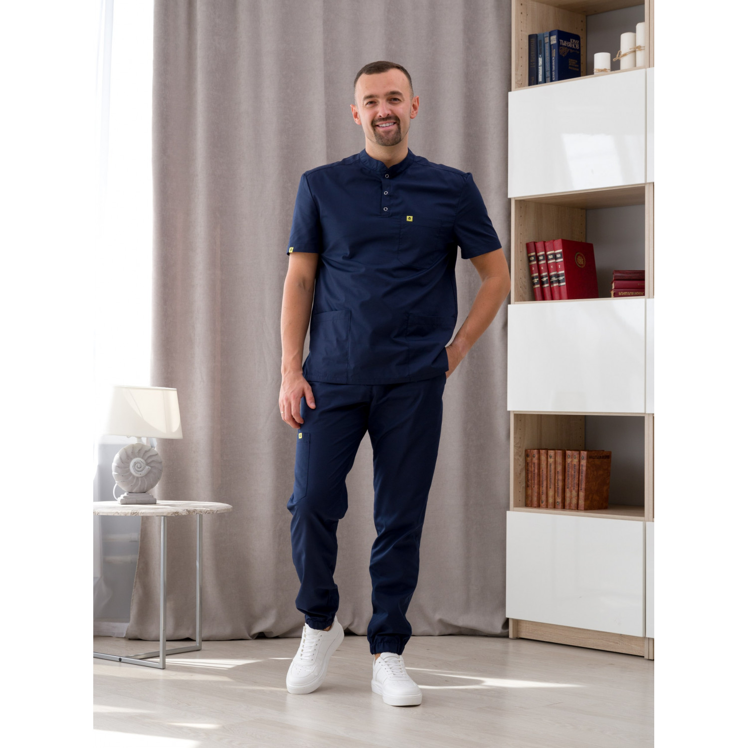 Костюм медицинский муж. М-149-63 ткань Вискоза/Стрейч