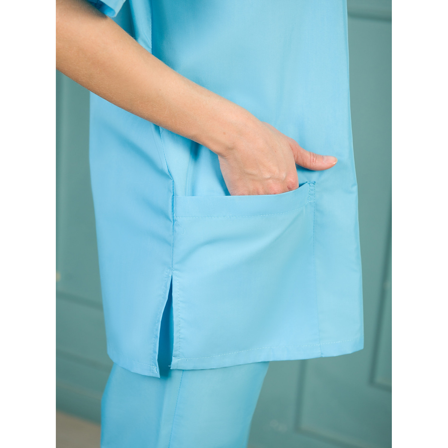 Костюм медицинский. хирург. М-150 ткань Тиси