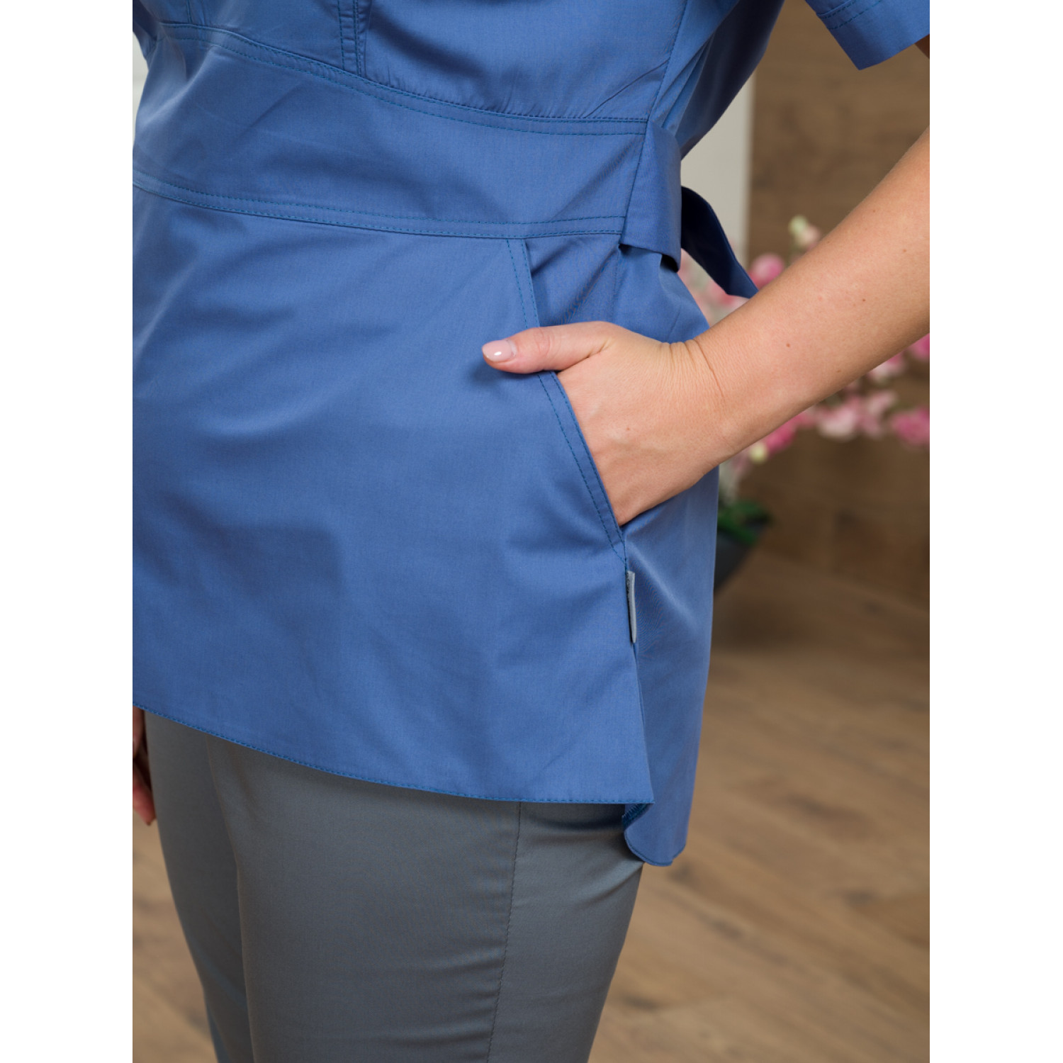 Рубашка мед. жен. М-210 ткань Тиси