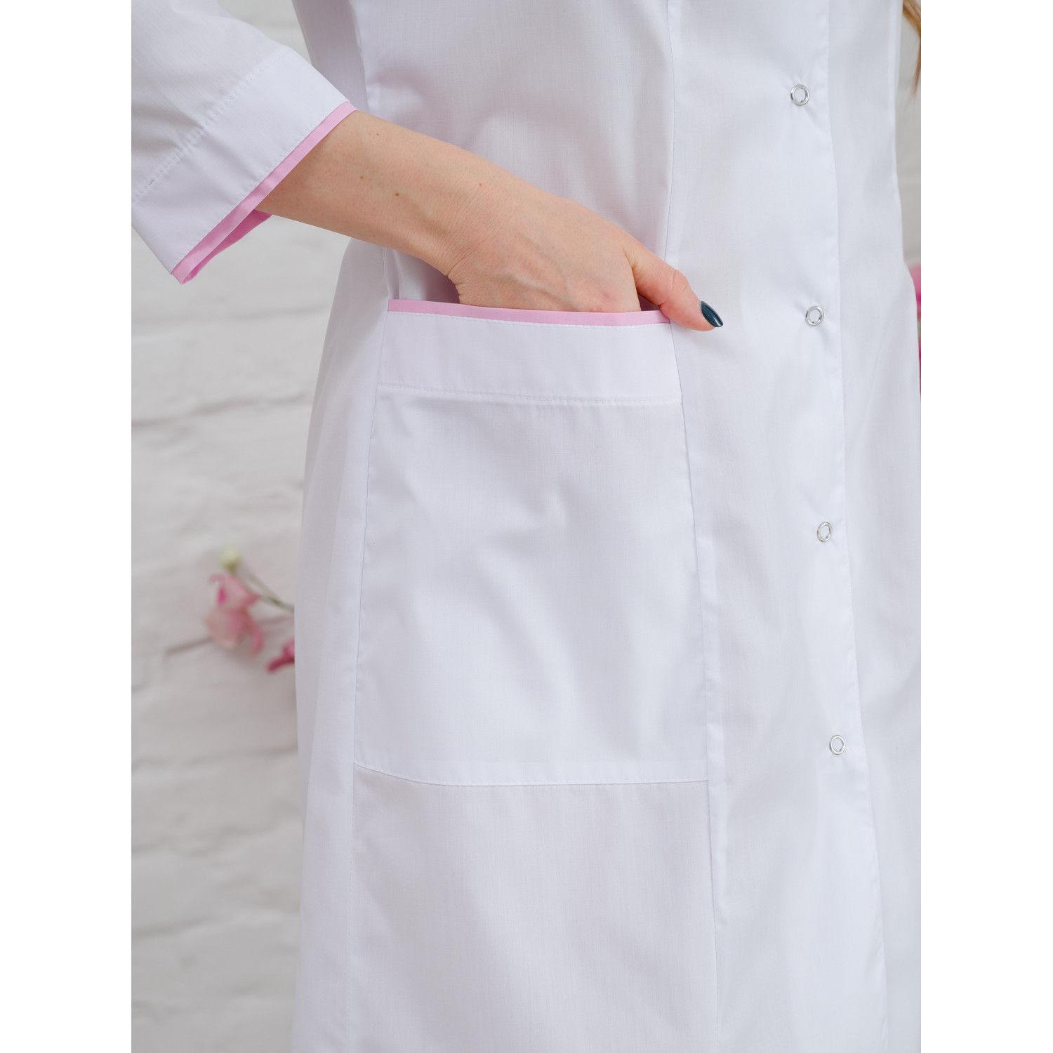 Халат медицинский жен. М-038(34) ткань Тиси