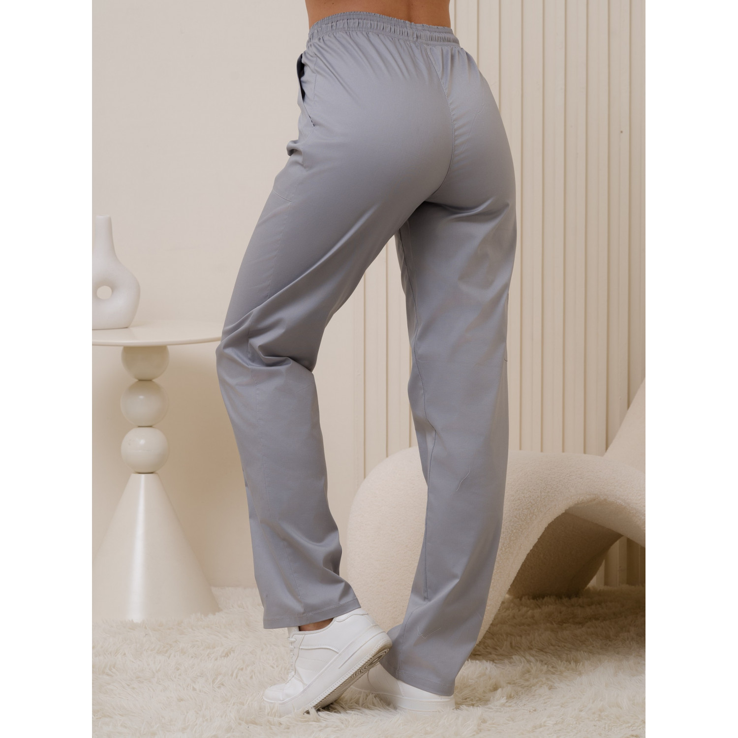 Брюки медицинские жен. М-318-39 ткань Элит-145/Стрейч