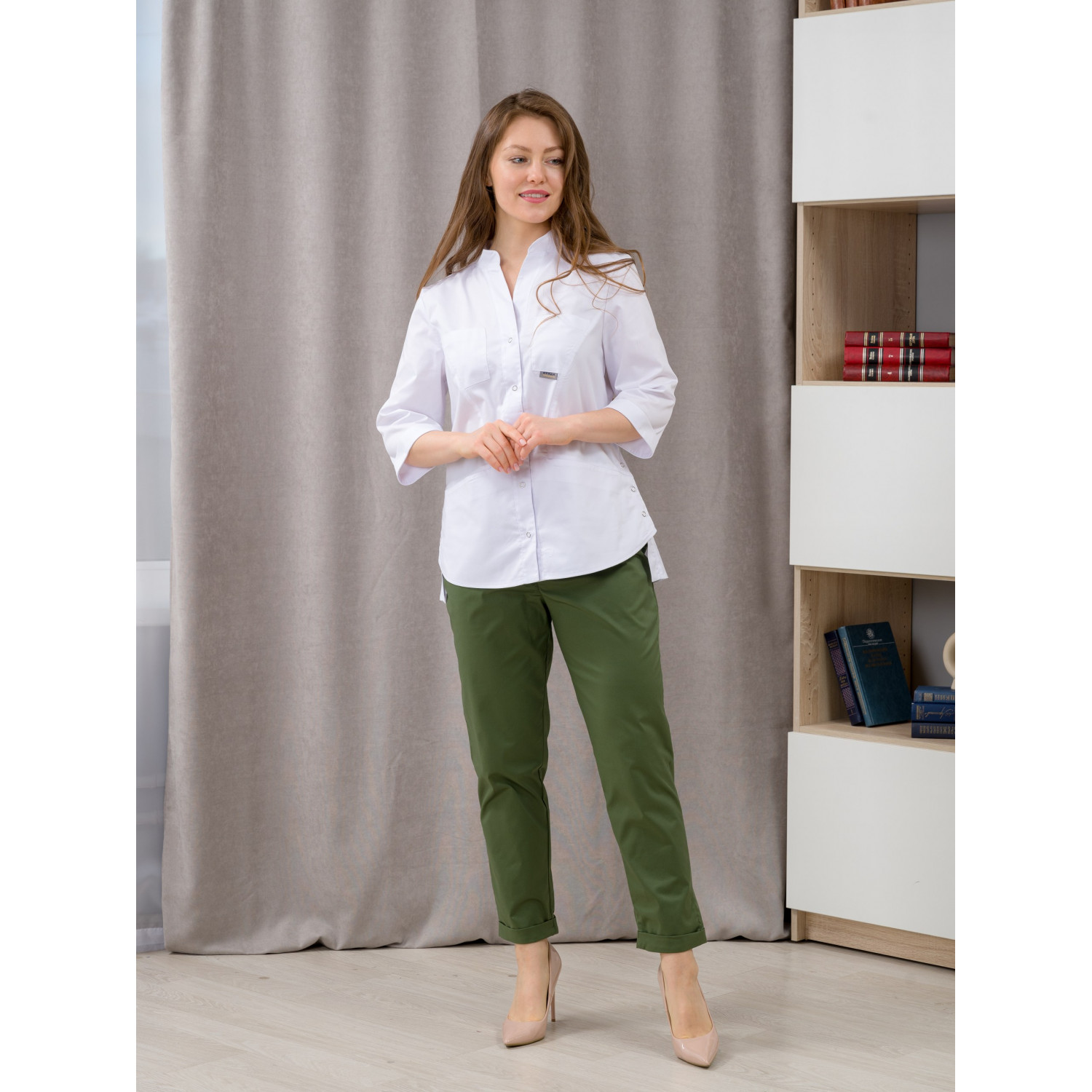 Костюм медицинский жен. М-135-0/0316 ткань Элит-145/Стрейч