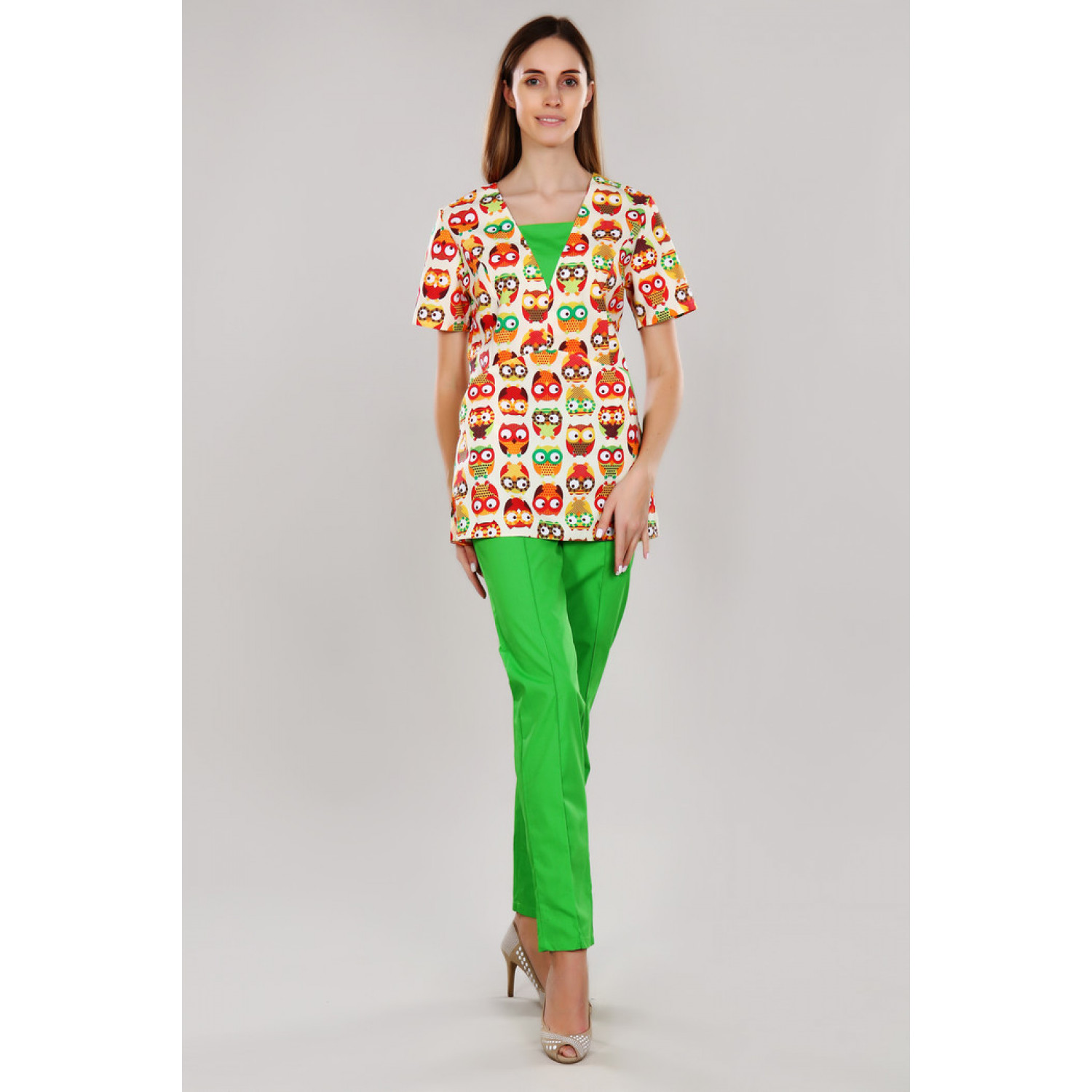 Костюм медицинский жен. М-111П ткань Тиси