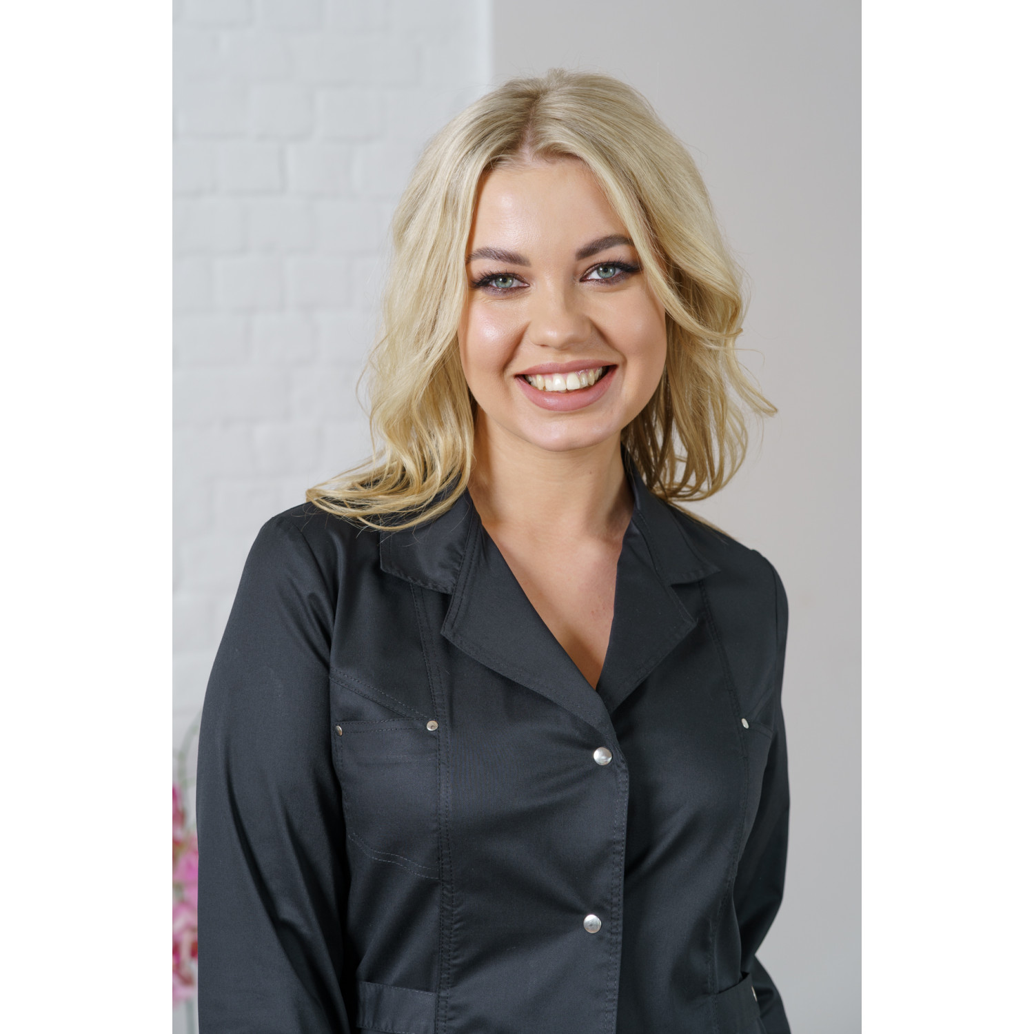 Рубашка мед. жен. М-215-124 ткань Элит-145/Стрейч