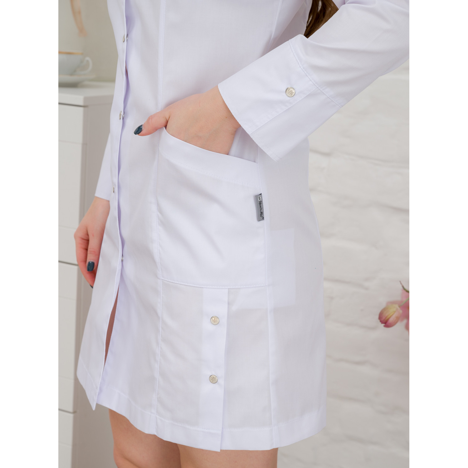 Халат медицинский жен. М-067 ткань Элит-145