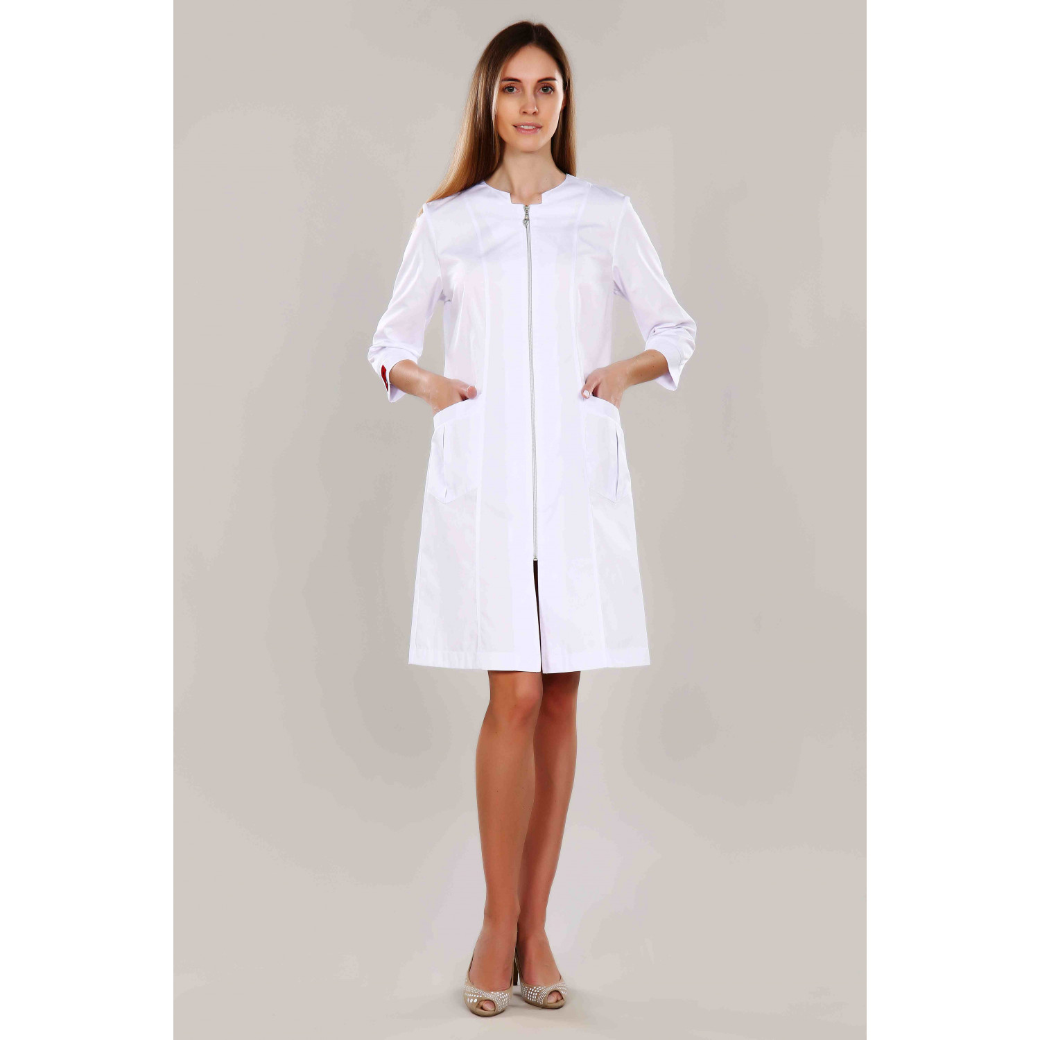 Халат медицинский жен. М-069(124) ткань Элит-145