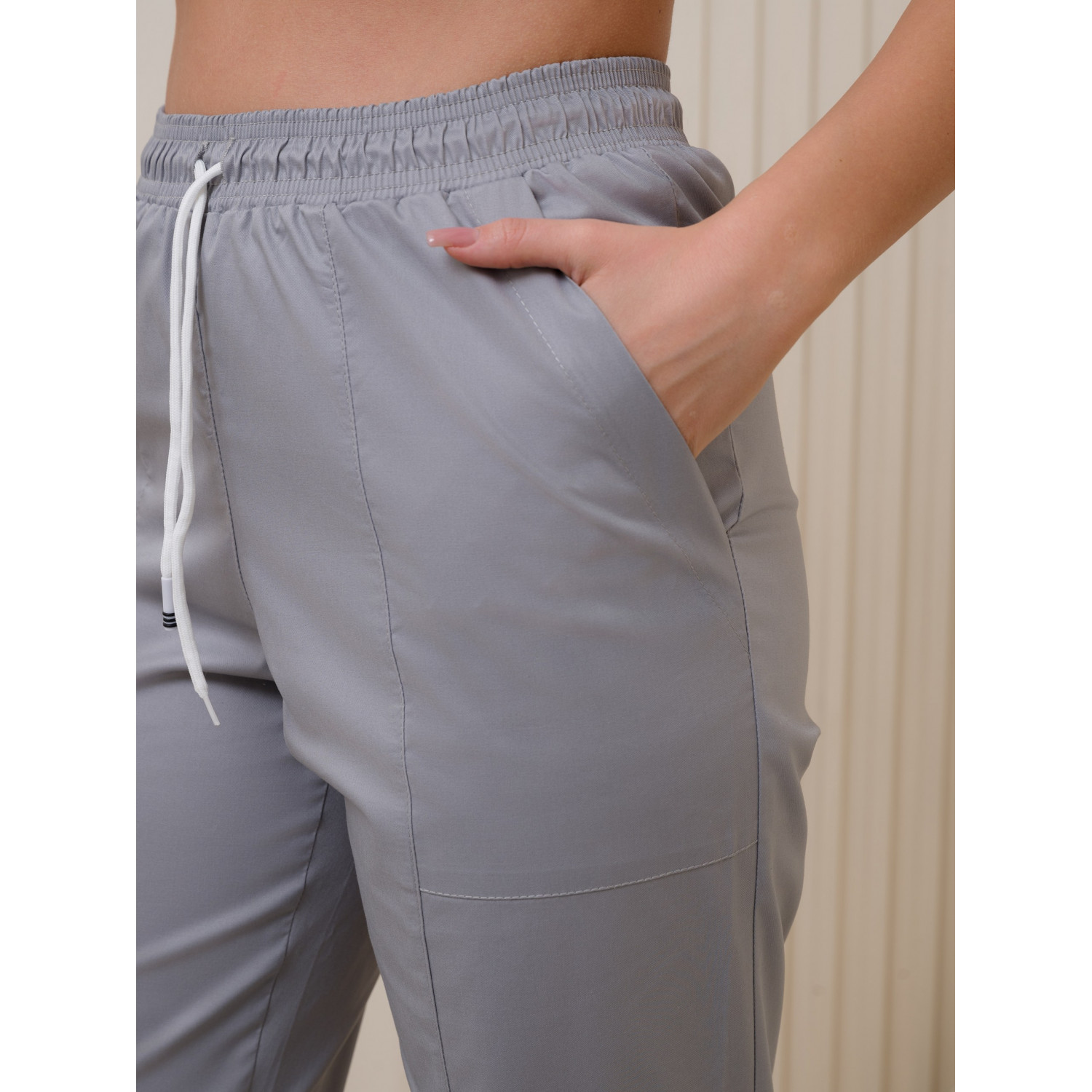 Брюки медицинские жен. М-318-39 ткань Элит-145/Стрейч