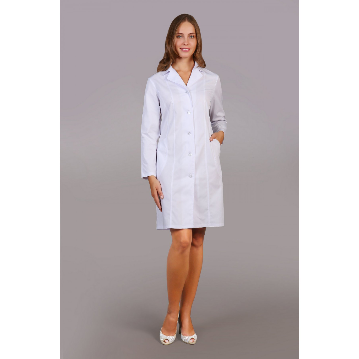 Халат медицинский жен. М-014 ткань Элит-145