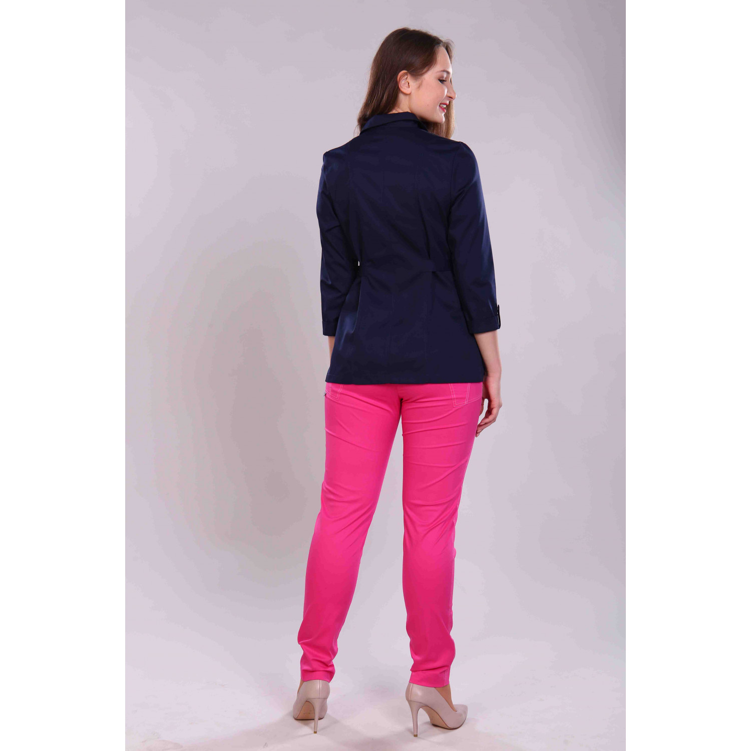 Рубашка мед. жен. М-215А ткань Элит-145