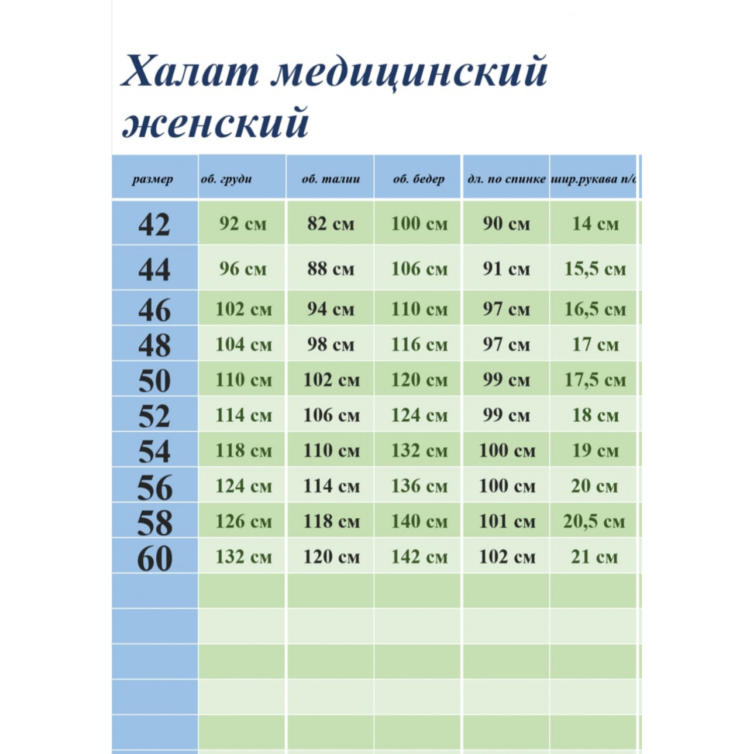 Халат медицинский жен. М-09А-77 ткань Тиси