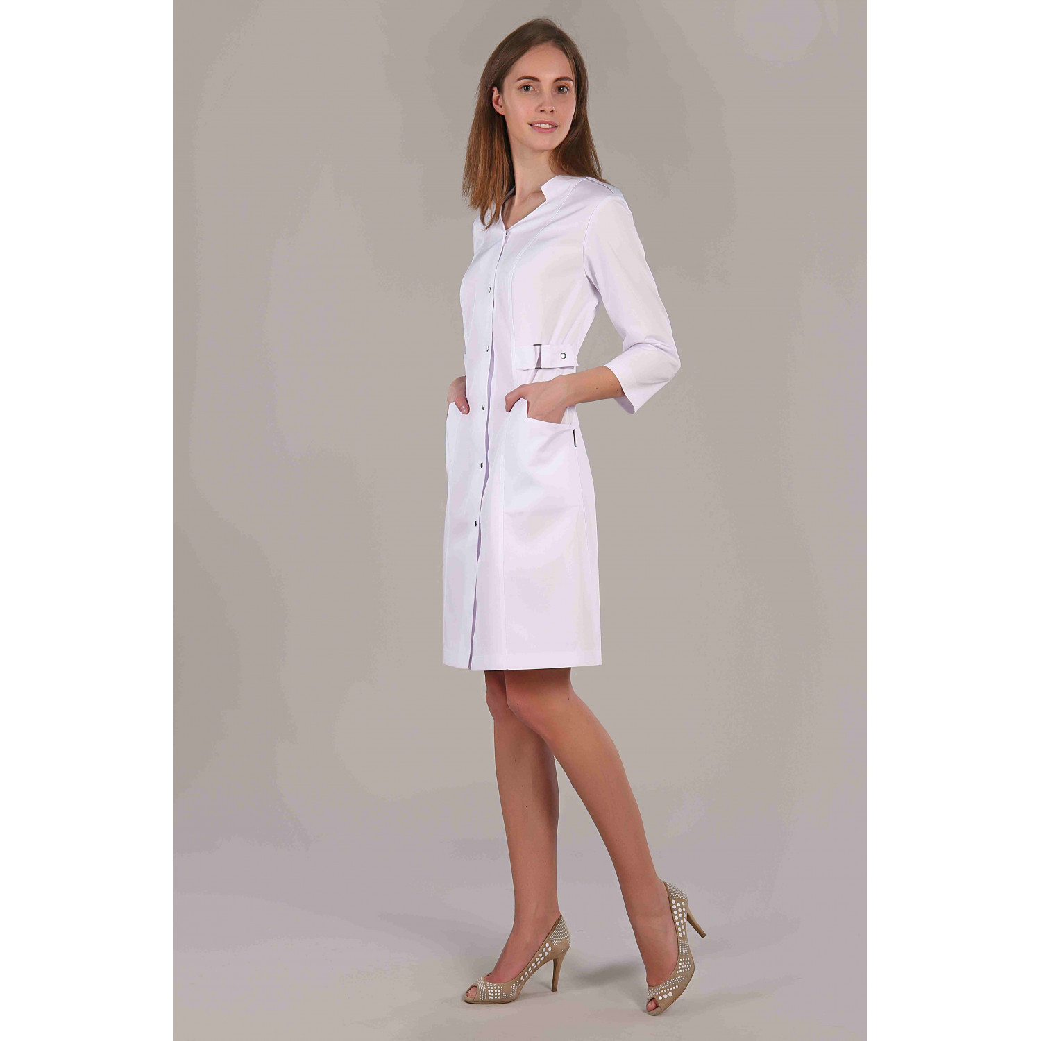 Халат медицинский жен. М-064 ткань Элит-145