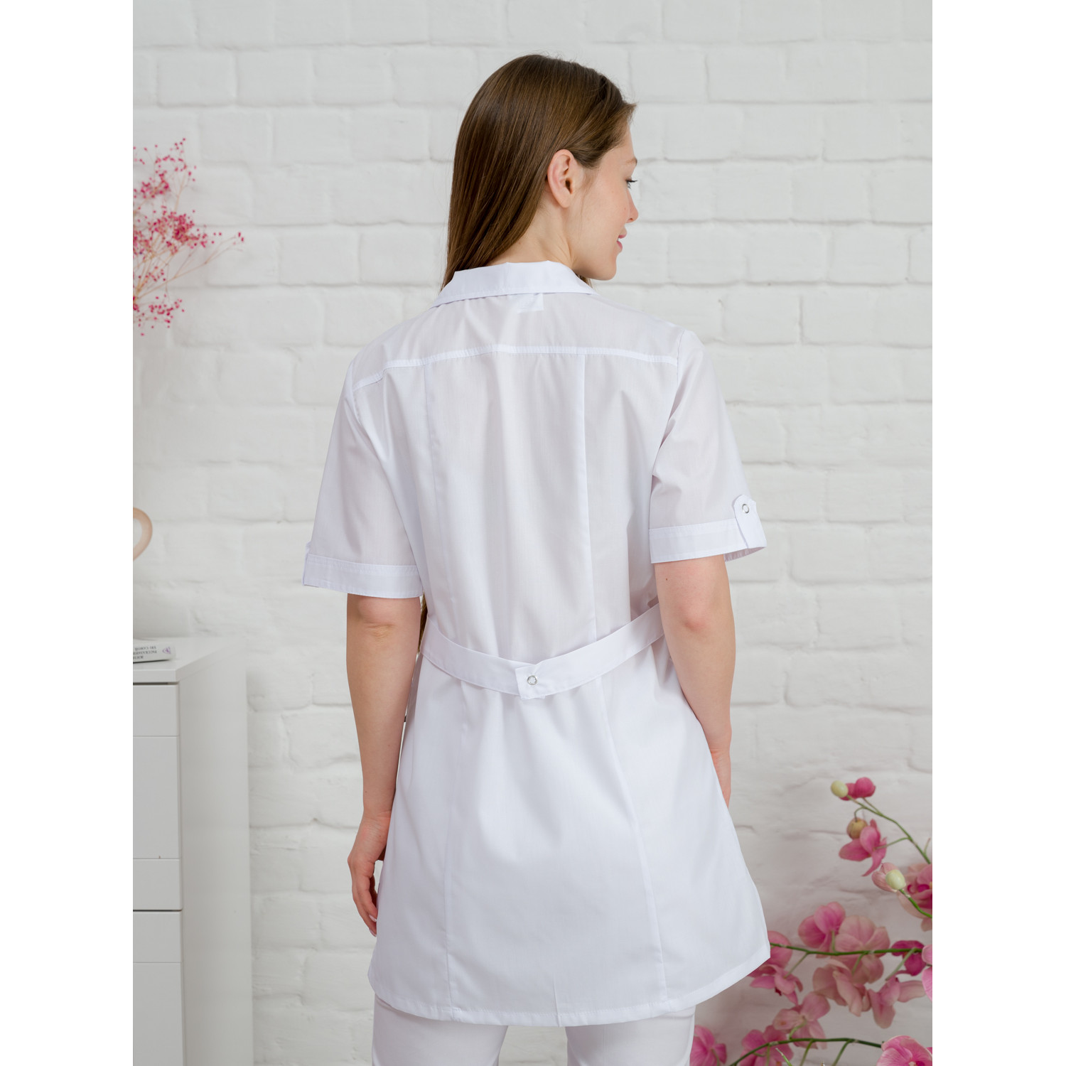 Рубашка мед. жен. М-225 ткань Тиси